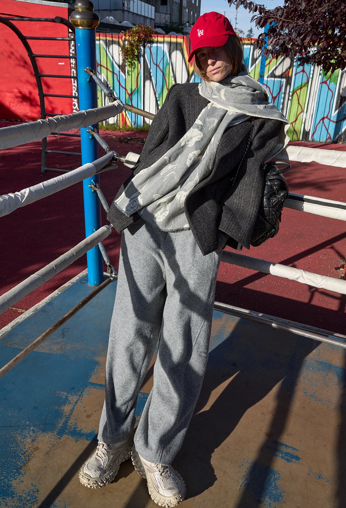 Wool Jacquard Muffler
