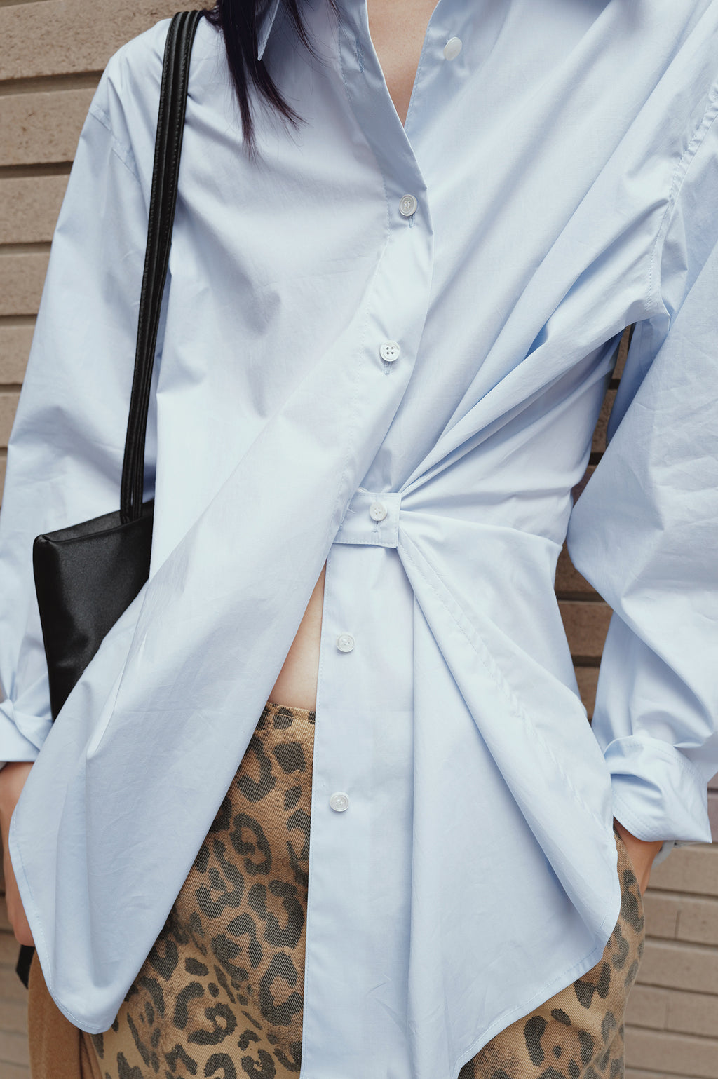 Epoch Cotton Shirt Blue