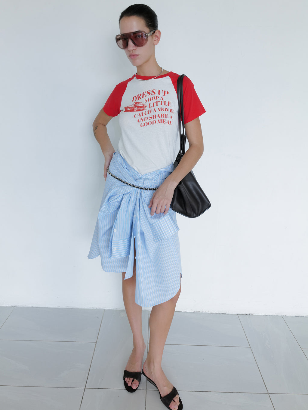 Vintage Car T-shirt Red