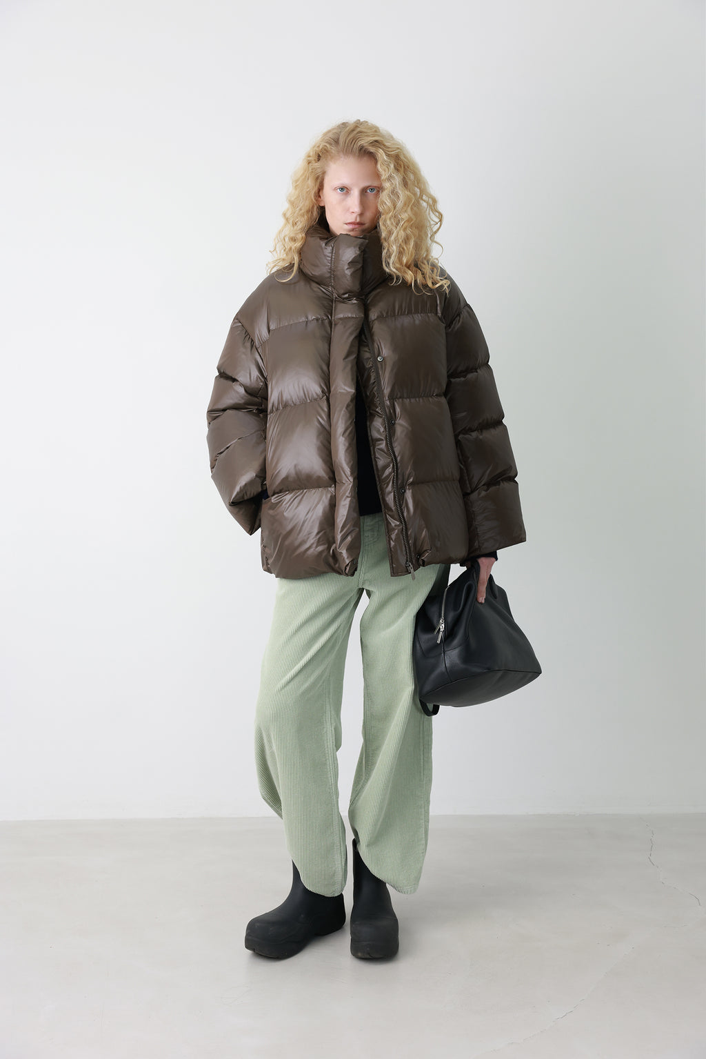 Fluffy Goose Down Brown