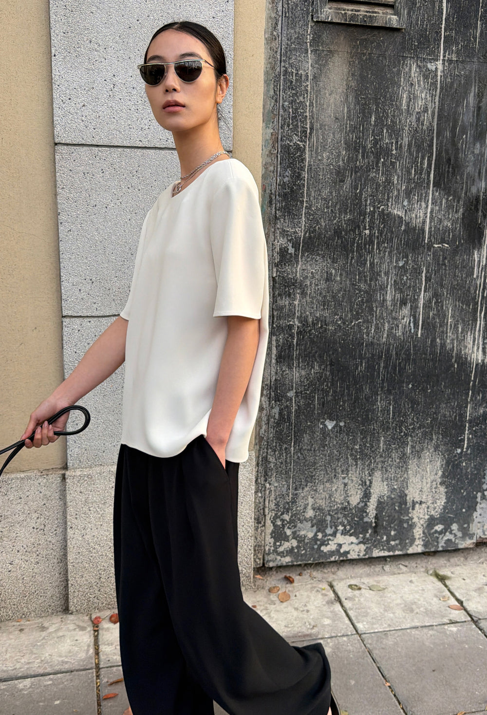 City L Trousers Black