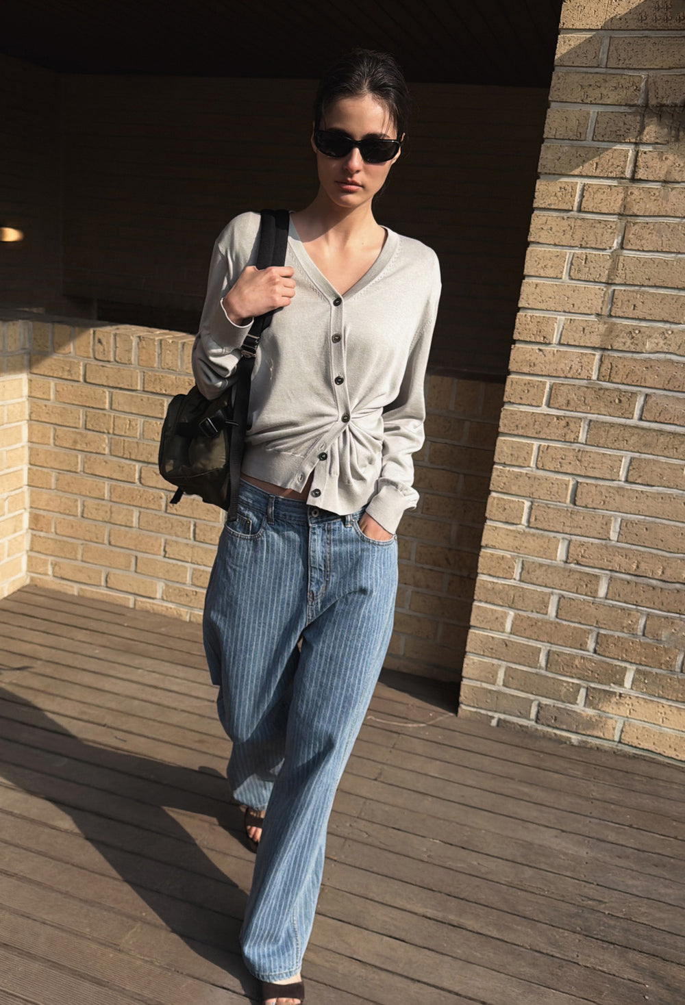 520 스트라이프 데님