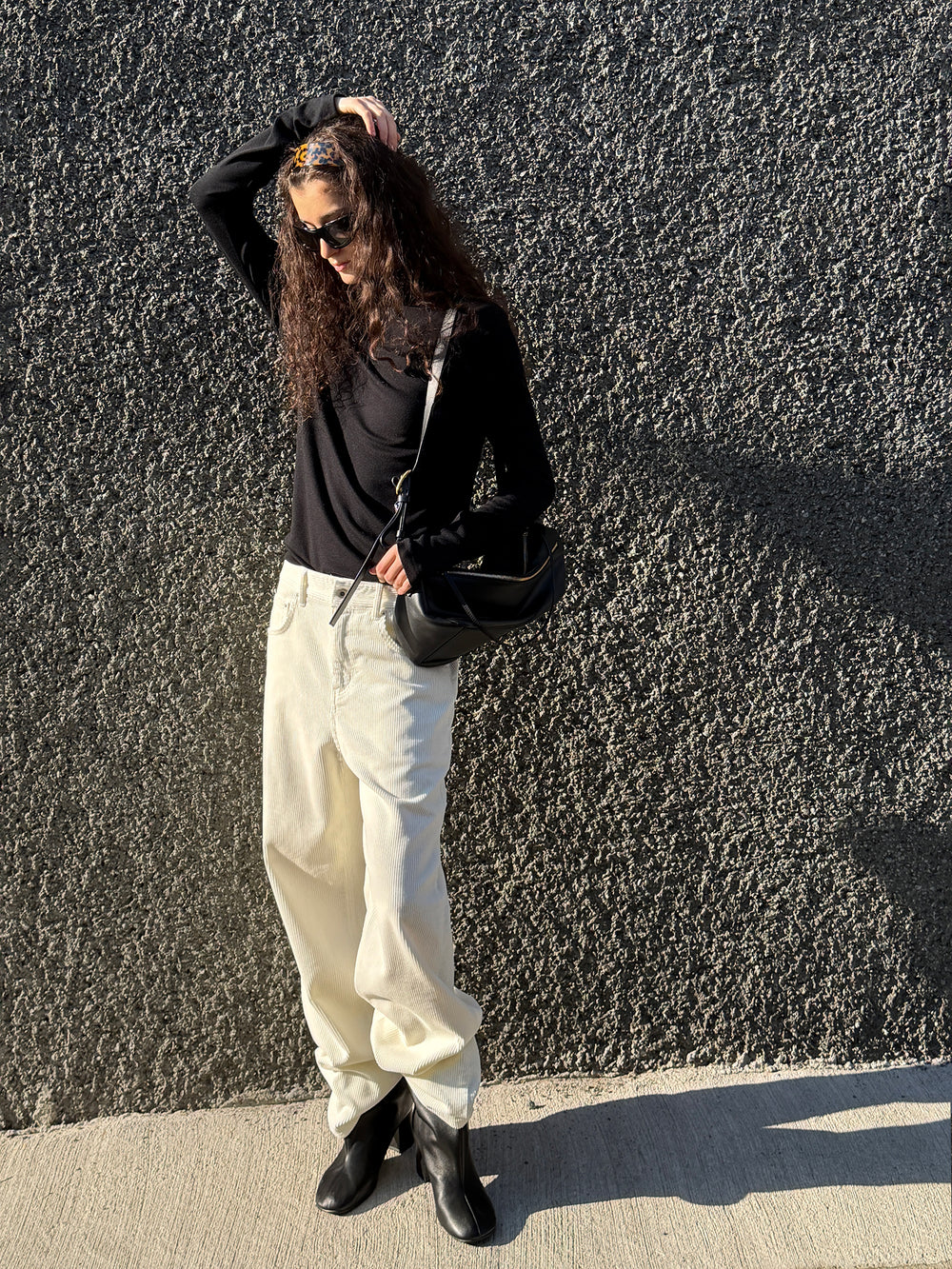 Soft Corduroy Pants Cream
