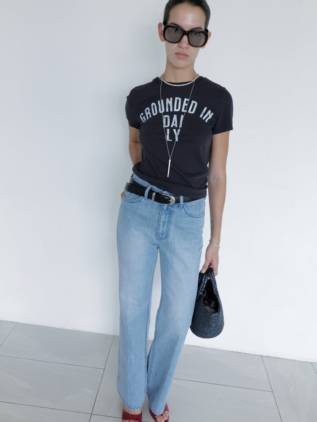 Ground Daily T-Shirt Navy