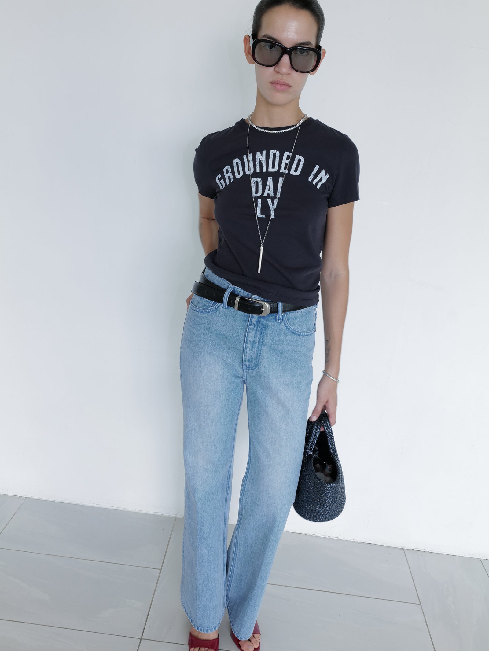 Ground Daily T-Shirt Navy