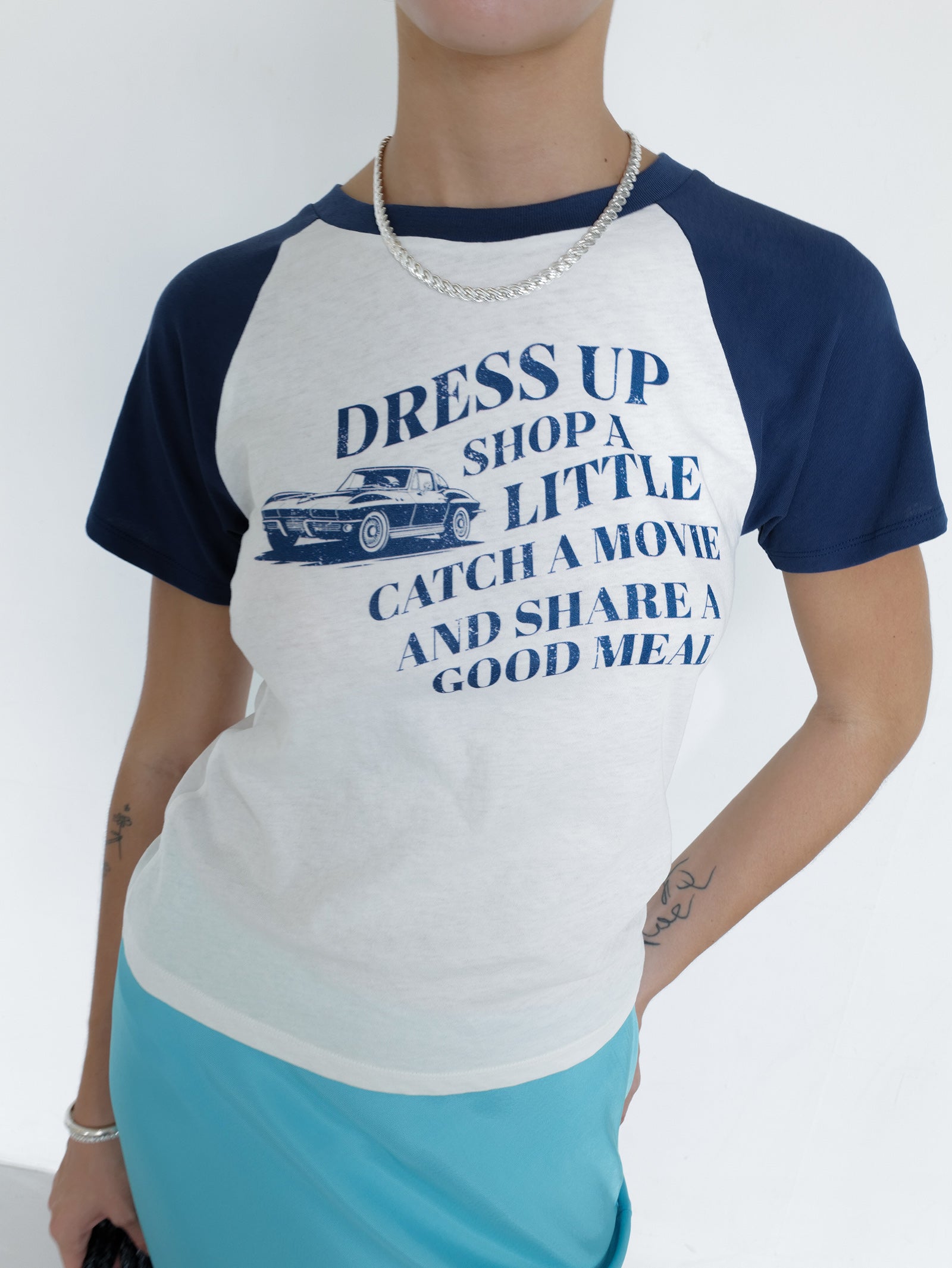 Vintage Car T-shirt Navy