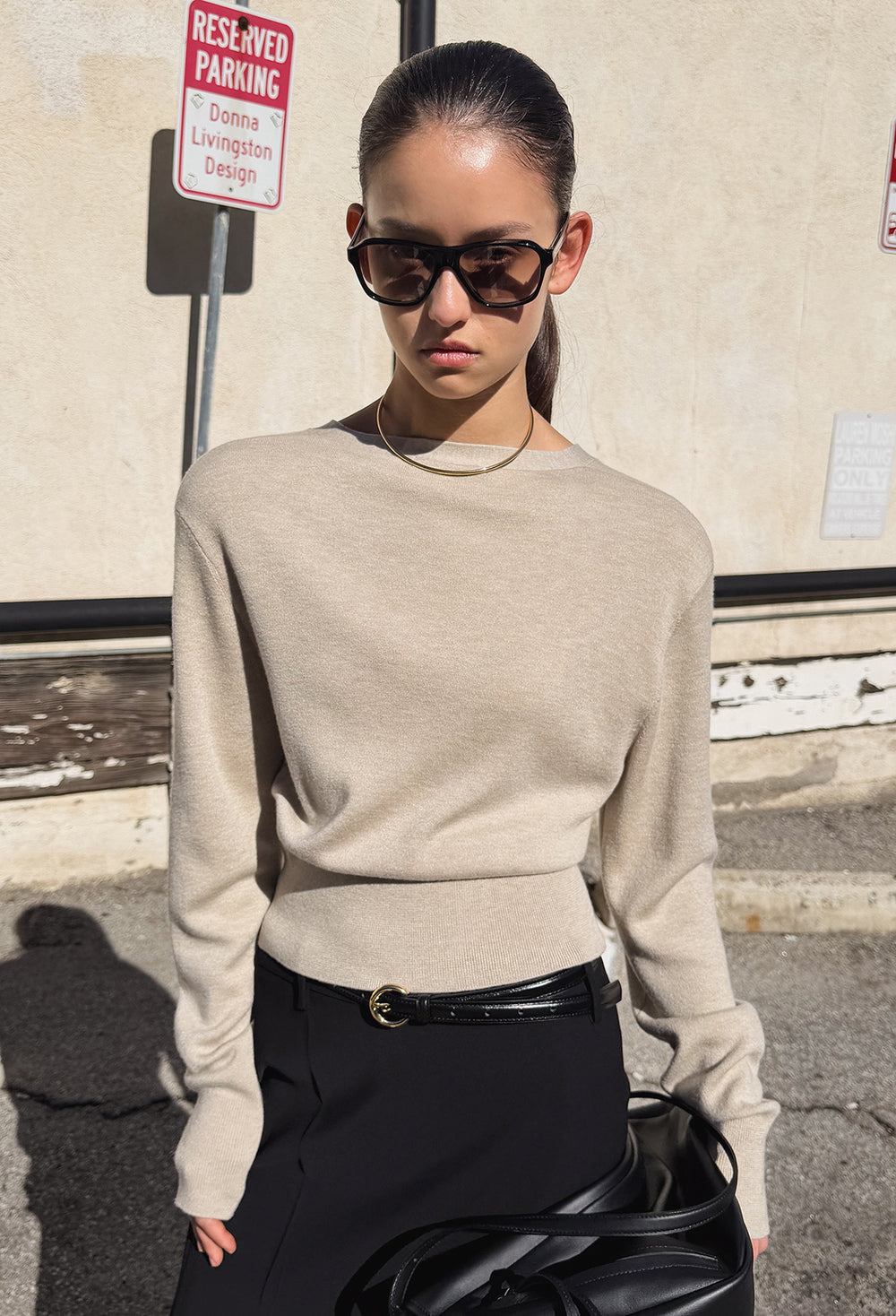 Spring Wool Cardigan Light Beige