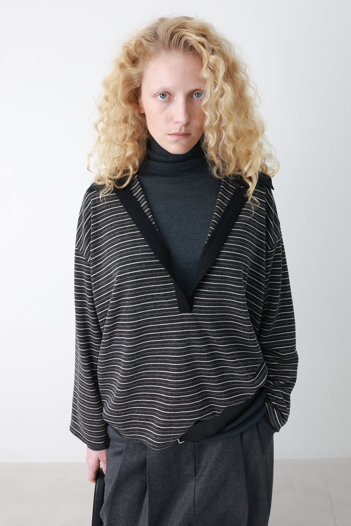 Stripe polo shirt