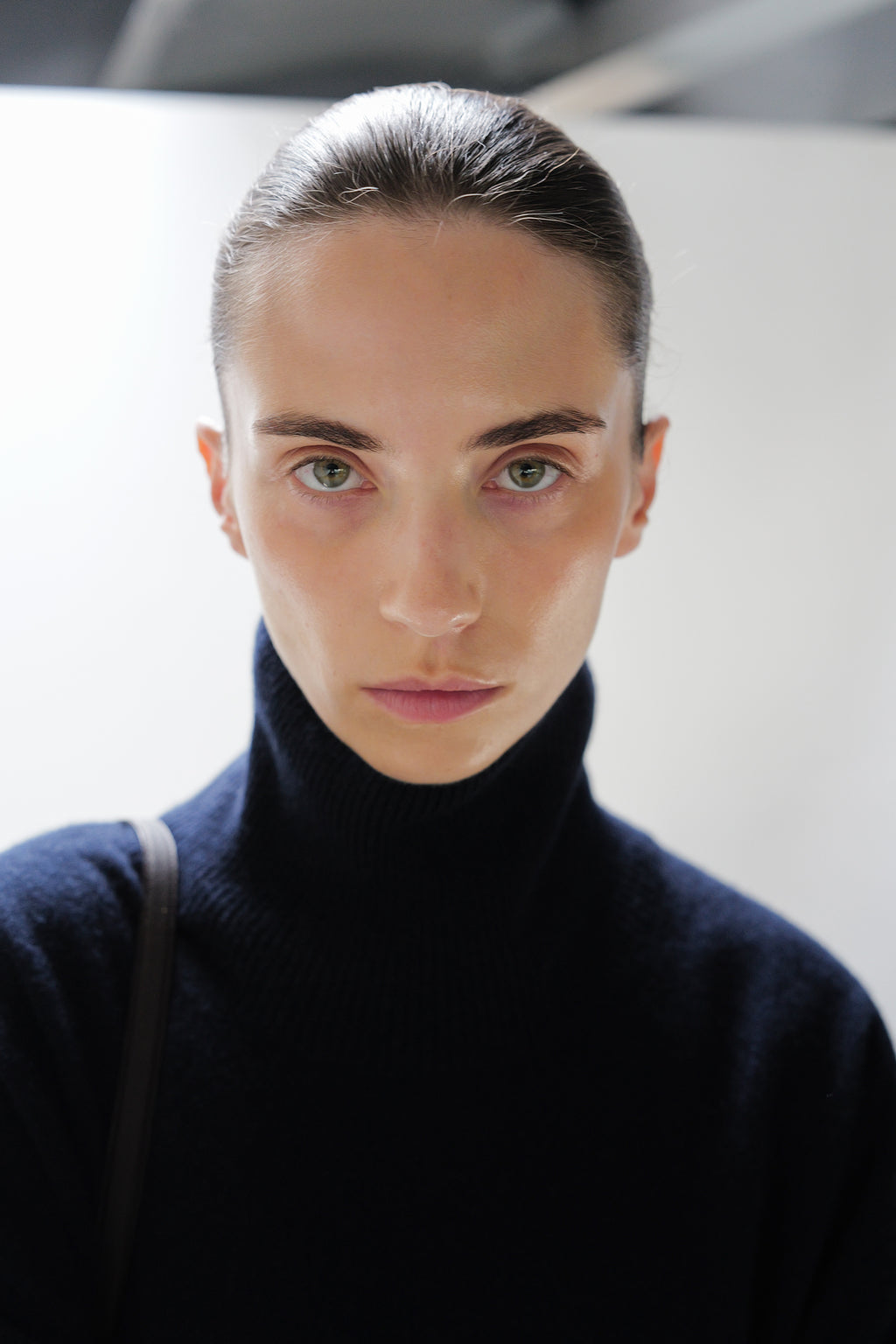 Cashmere 100% Turtleneck Knit Navy