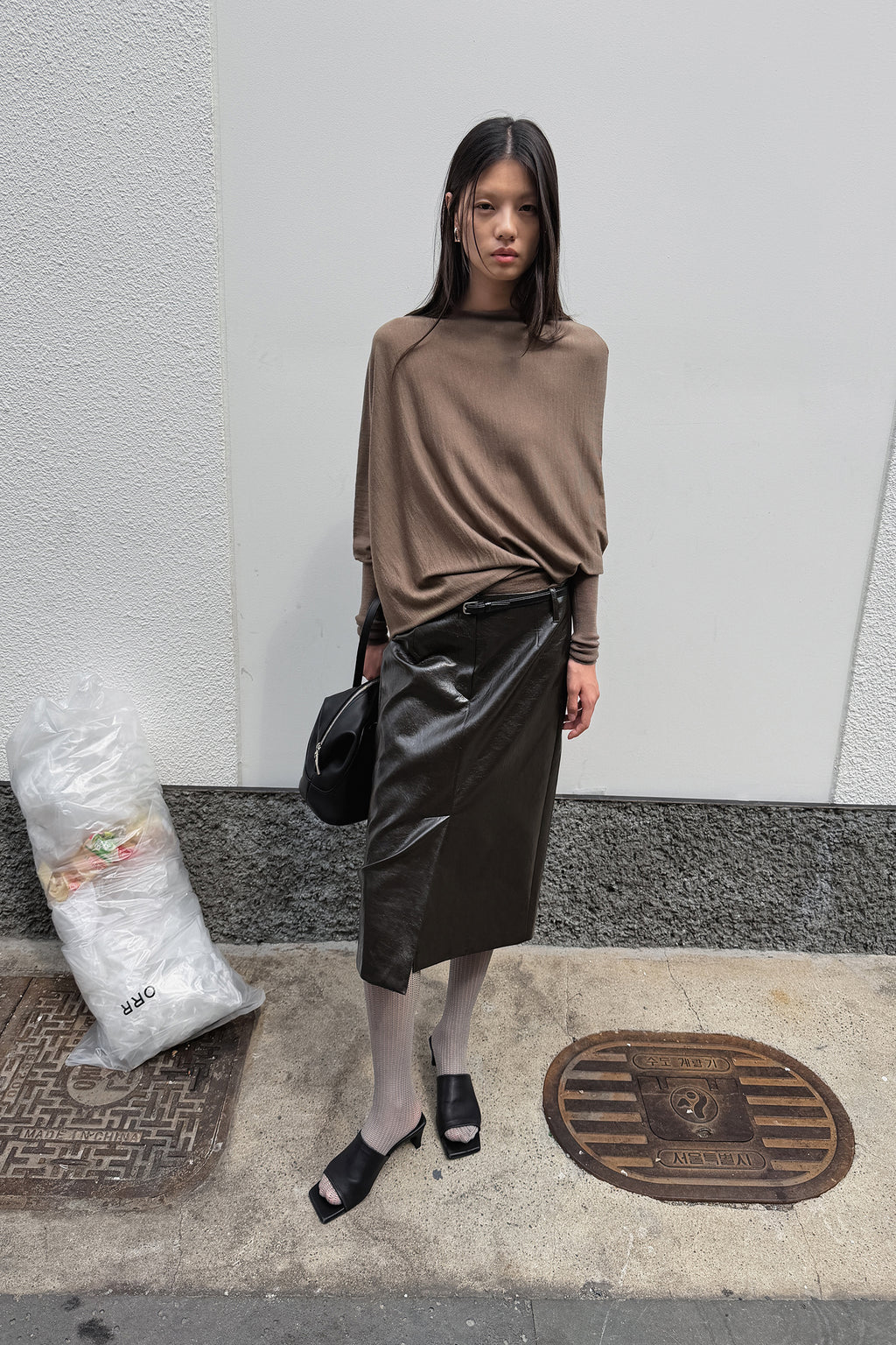 Washable 100% Wool Pullover Taupe