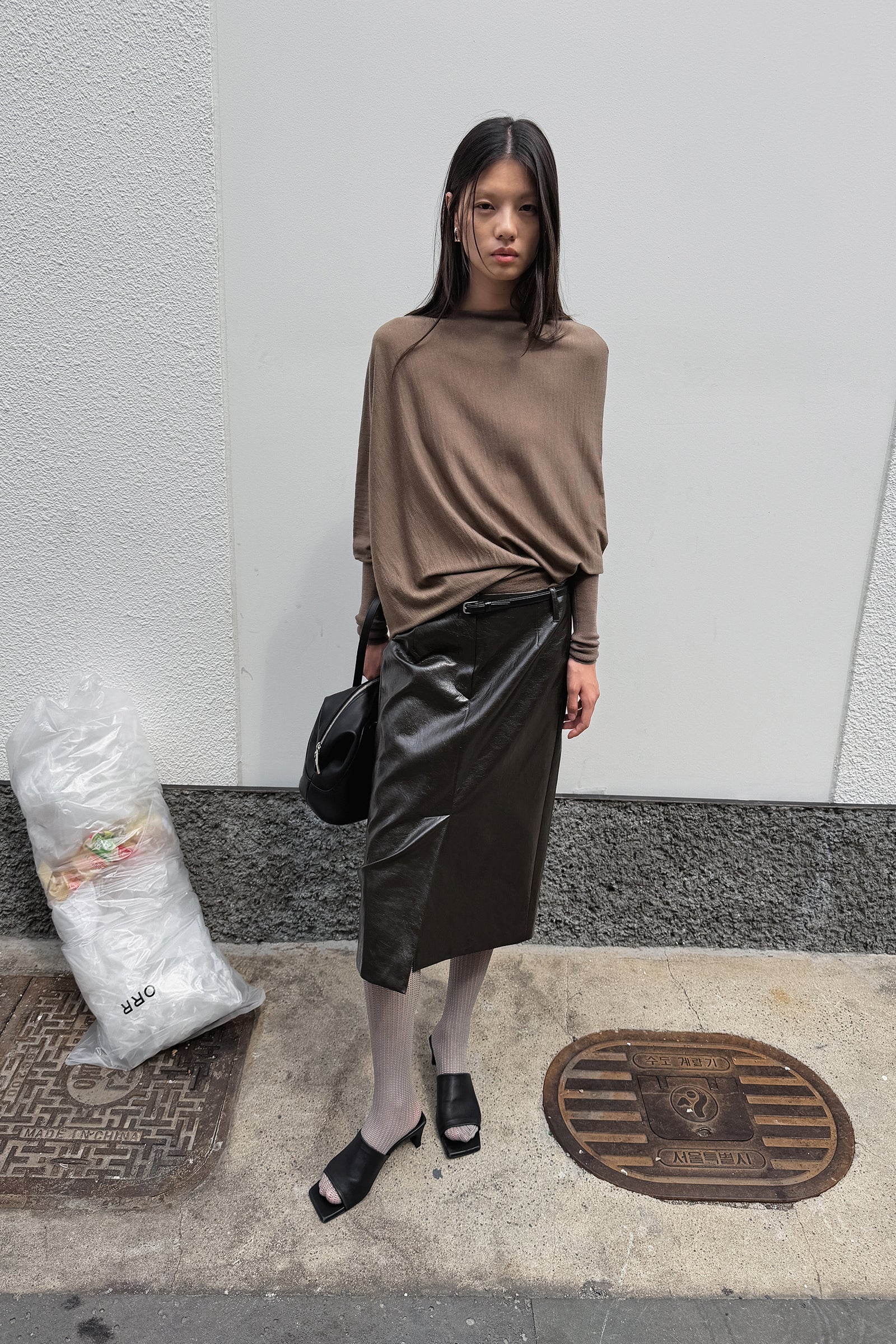 Washable 100% Wool Pullover Taupe