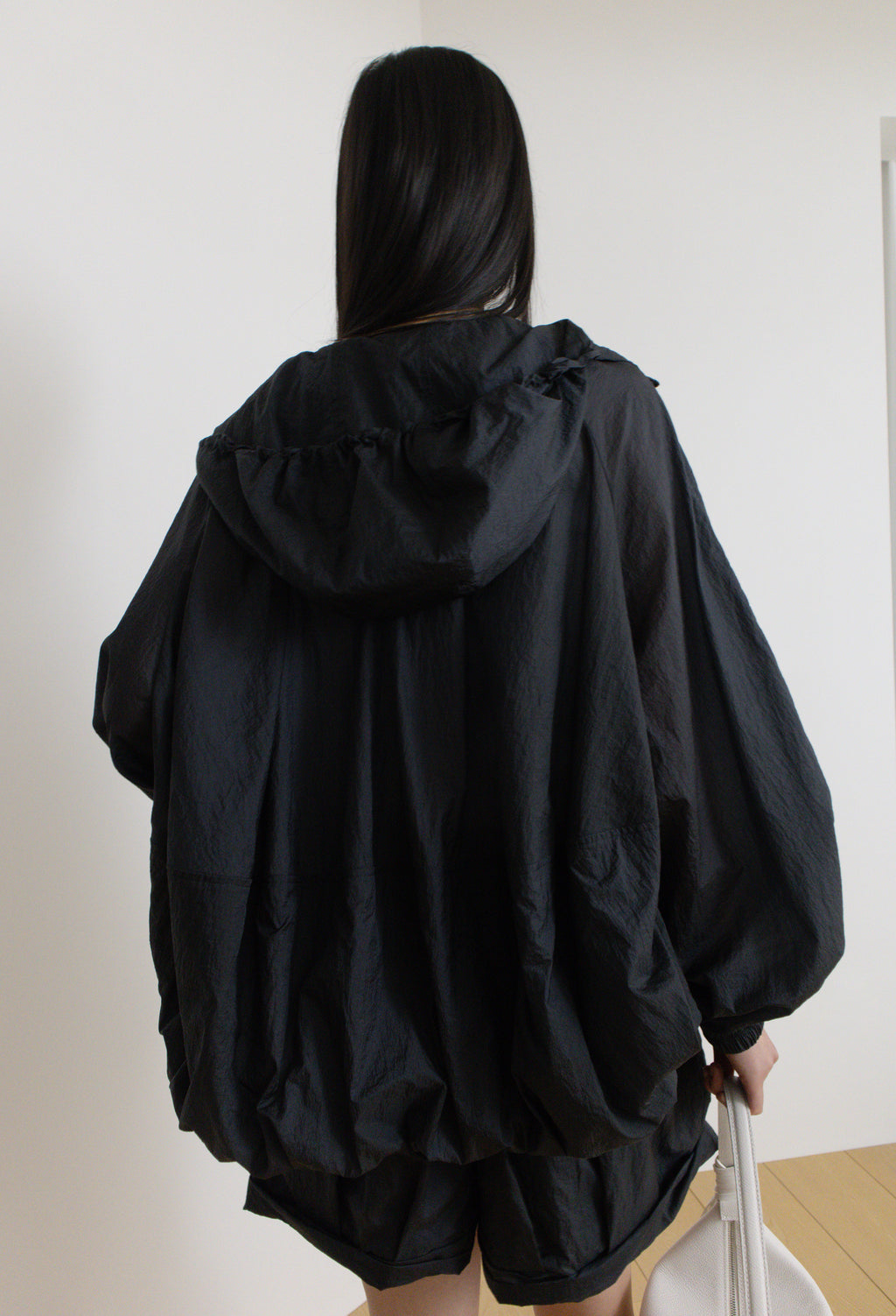 Airy Nylon Jumper Charcoal