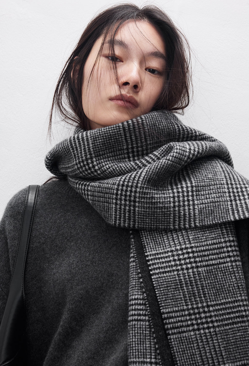 Classic Check Muffler Gray