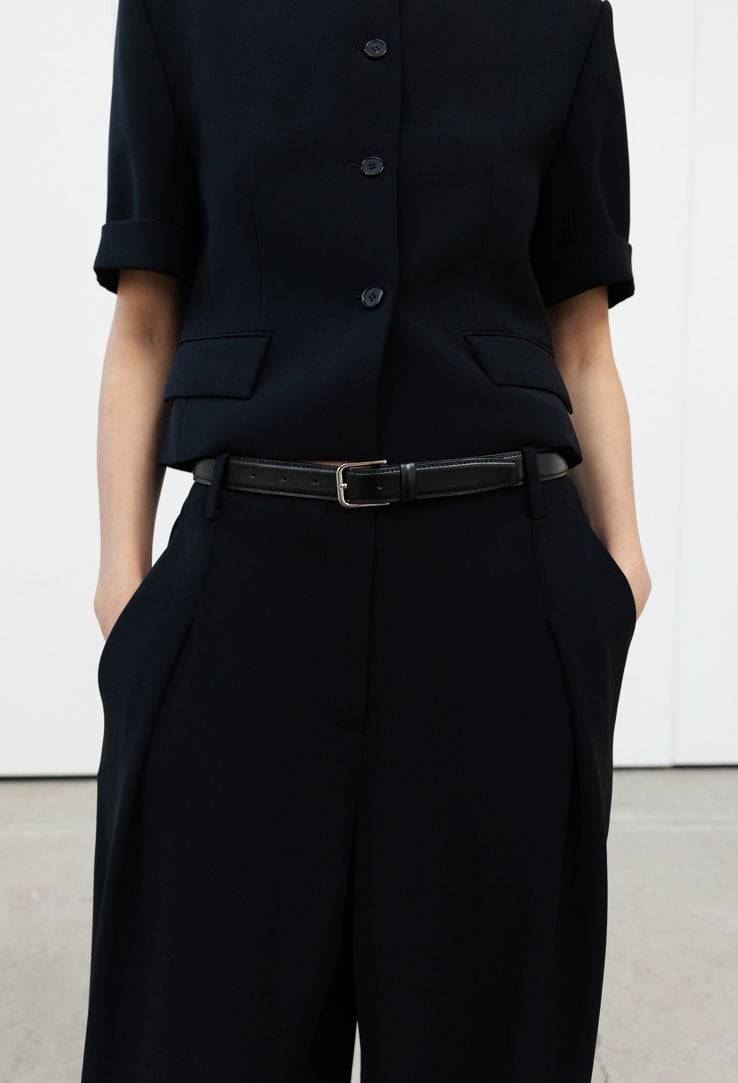 City L Trousers Black
