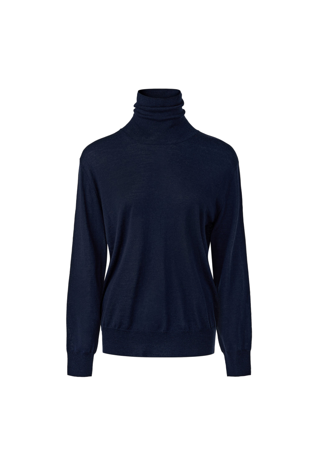 Washable Wool 100 Polar Knit Navy
