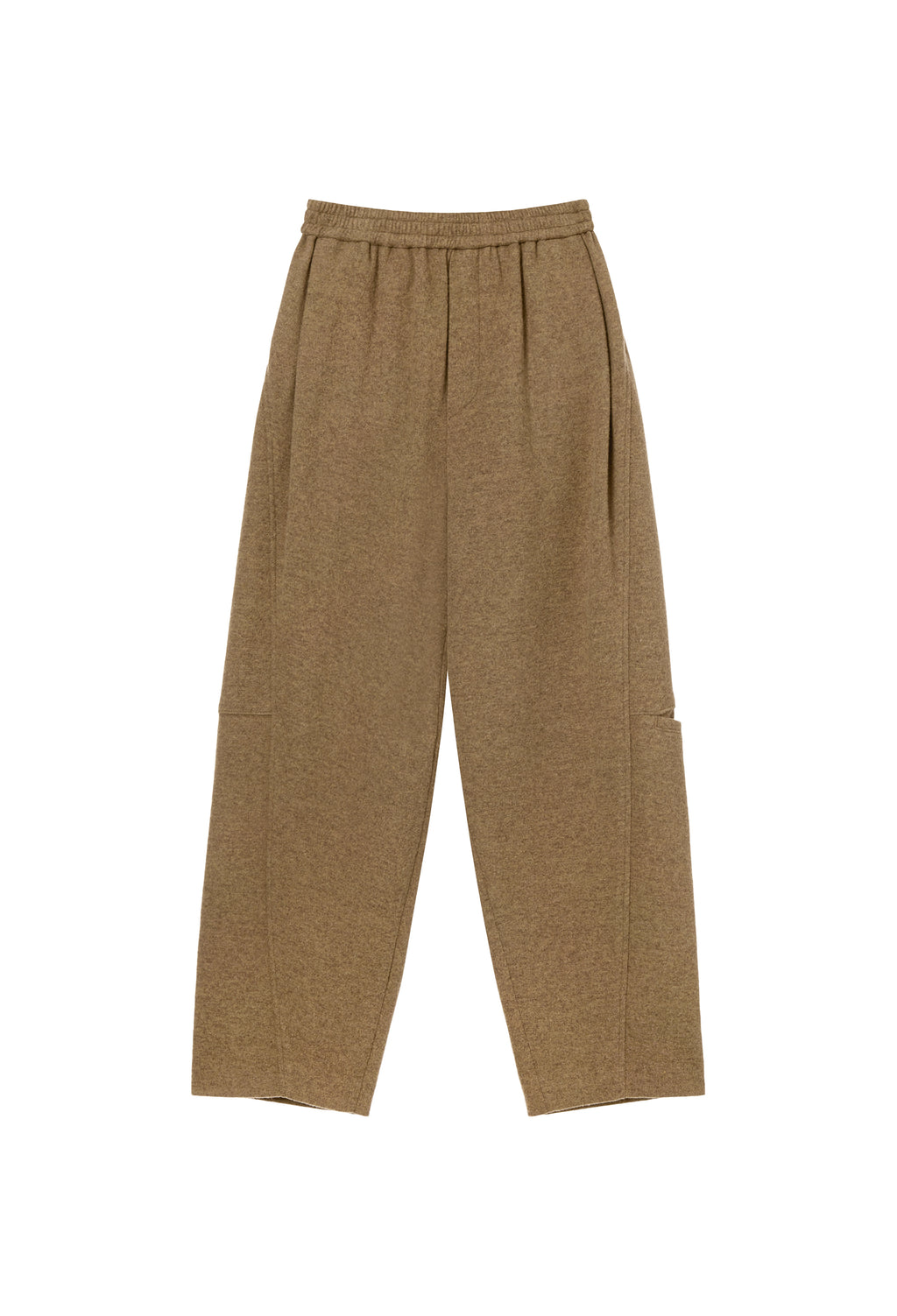 Wool Exhaust Pants Brown