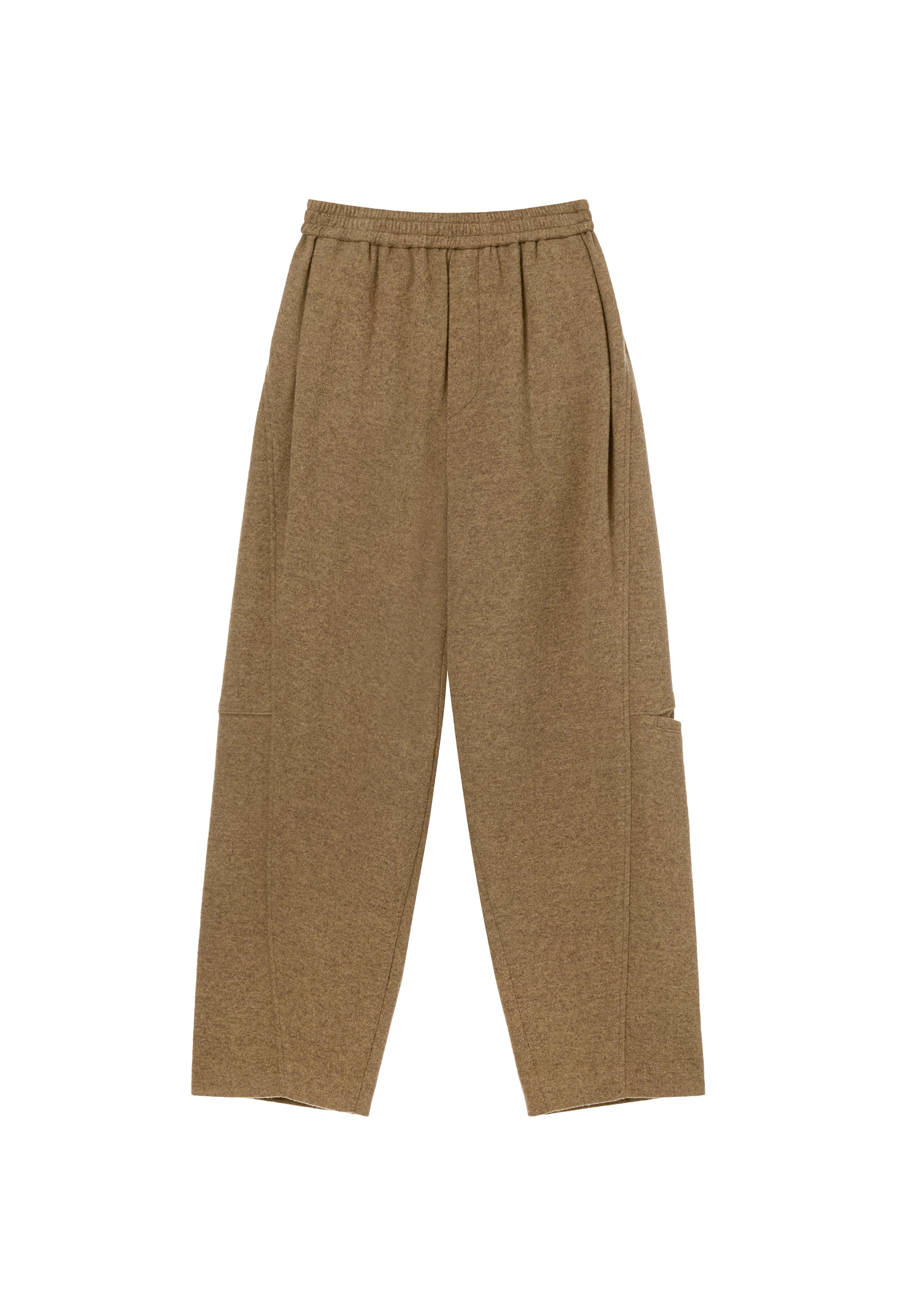 Wool Exhaust Pants Brown