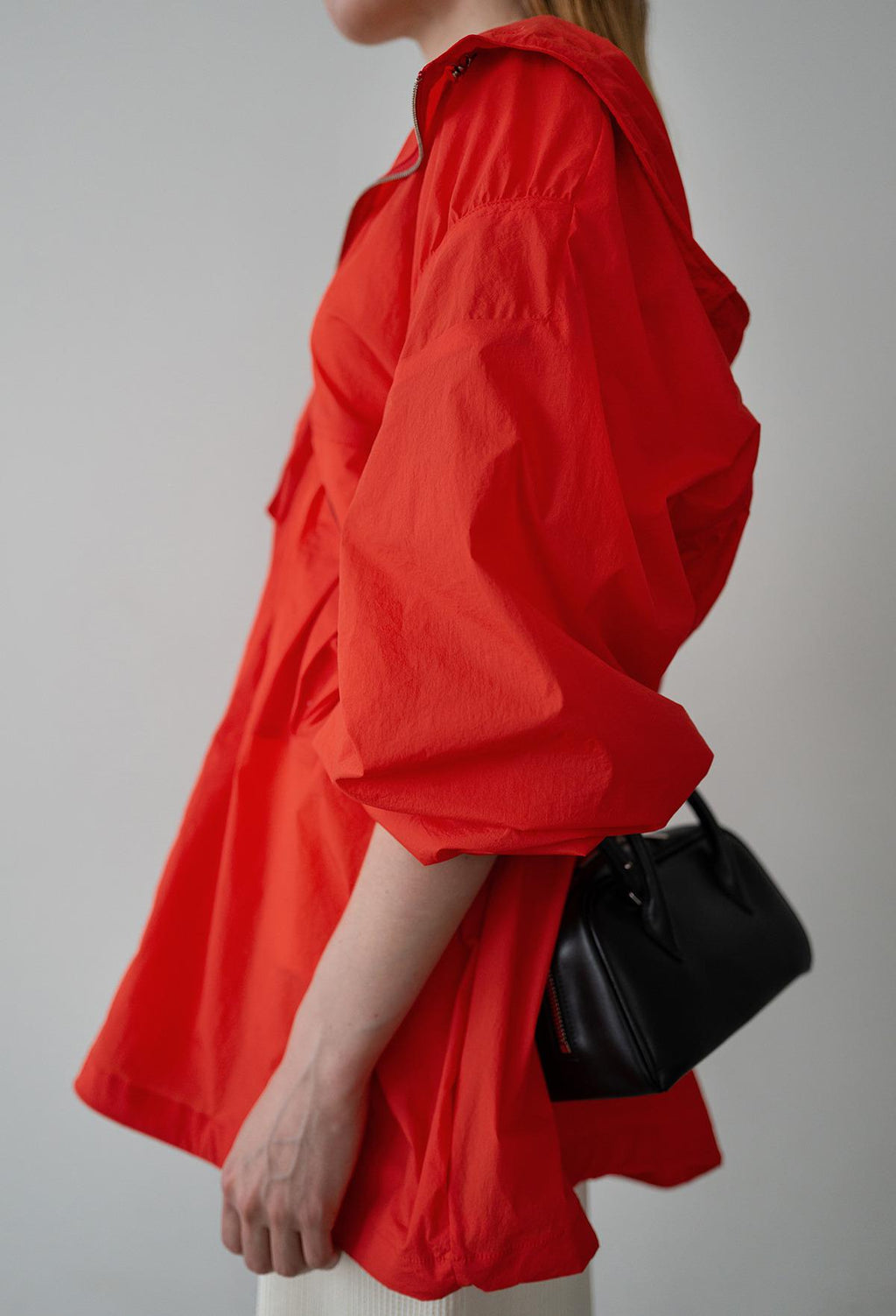 후드 윈드 서커 레드