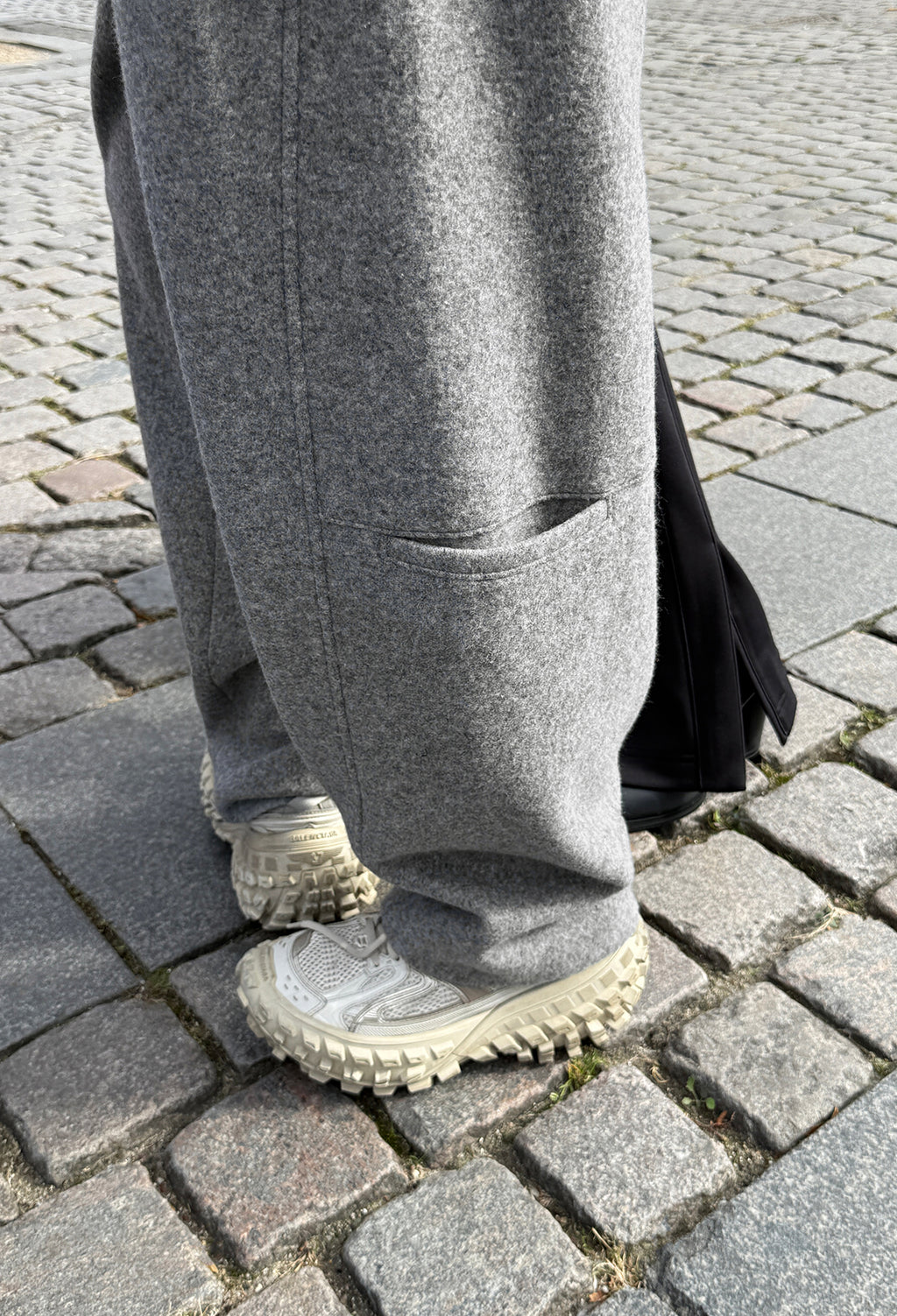 Wool Exhaust Pants Gray