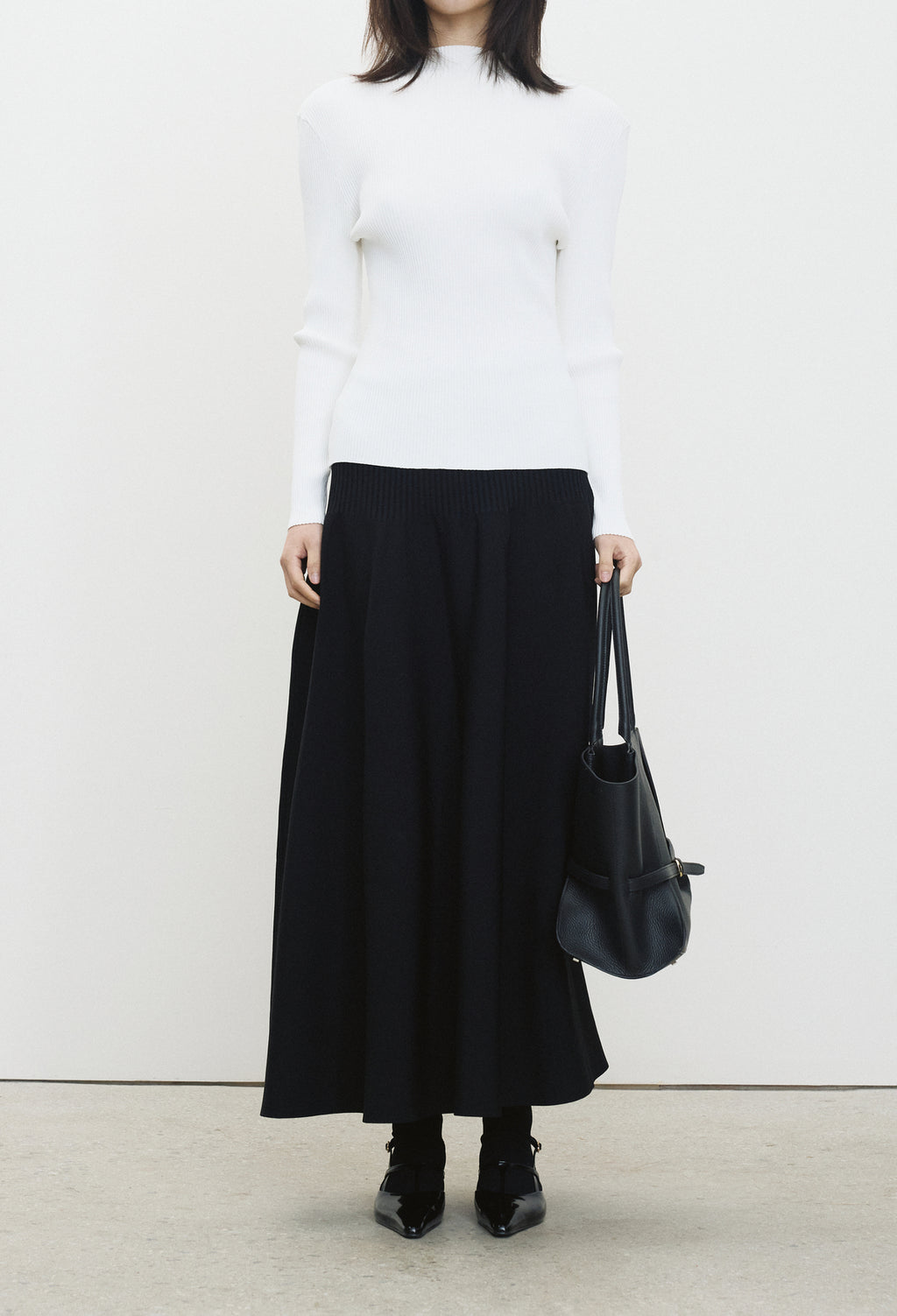 High-density Slim Knit Ivory