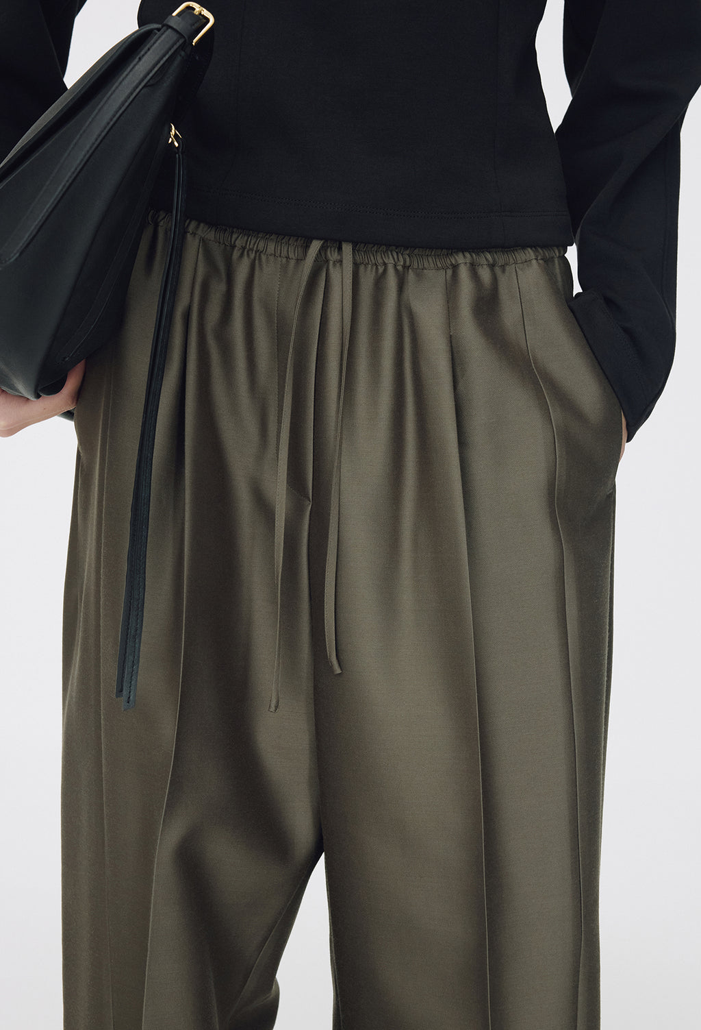 Wool Silk Pants