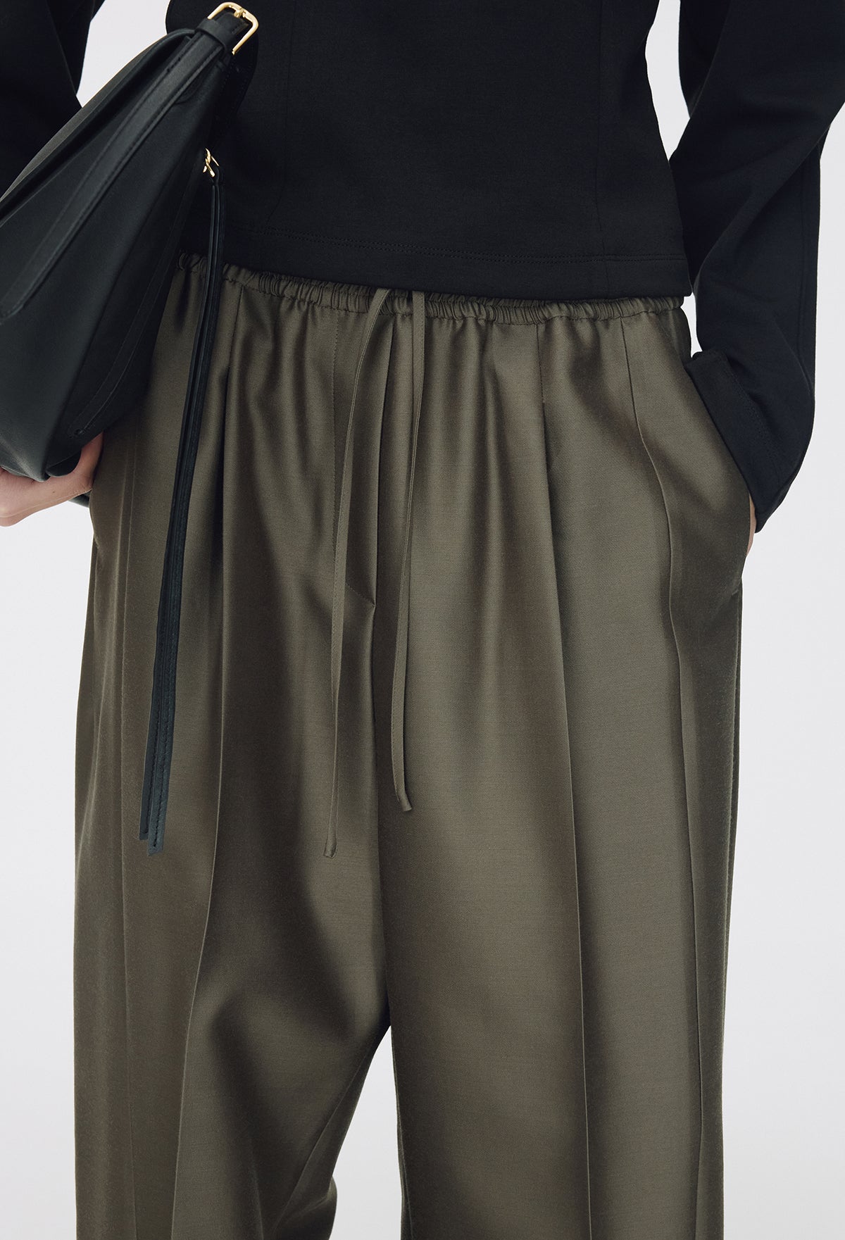 Wool Silk Pants