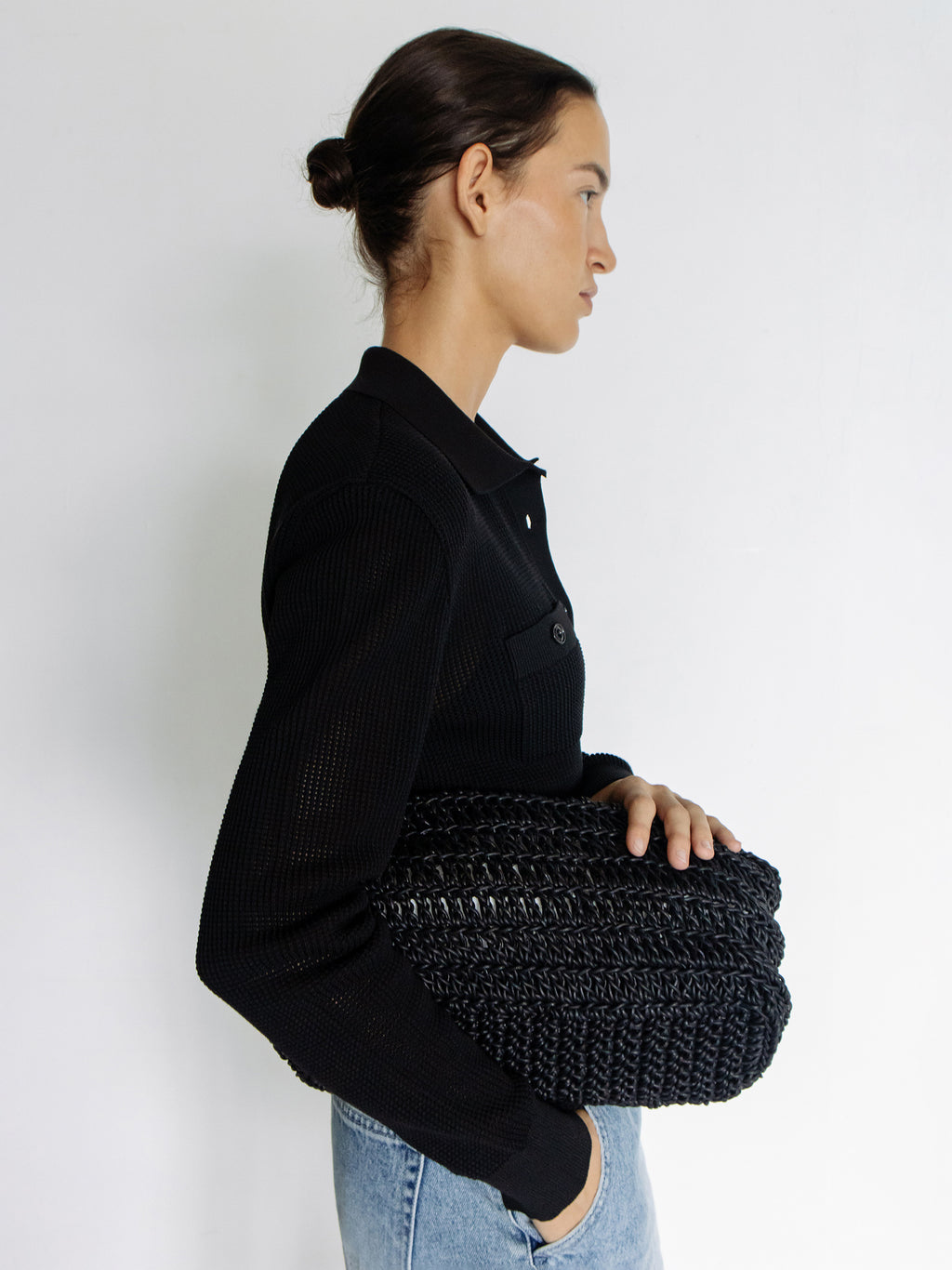 Flow Pique Knit Black