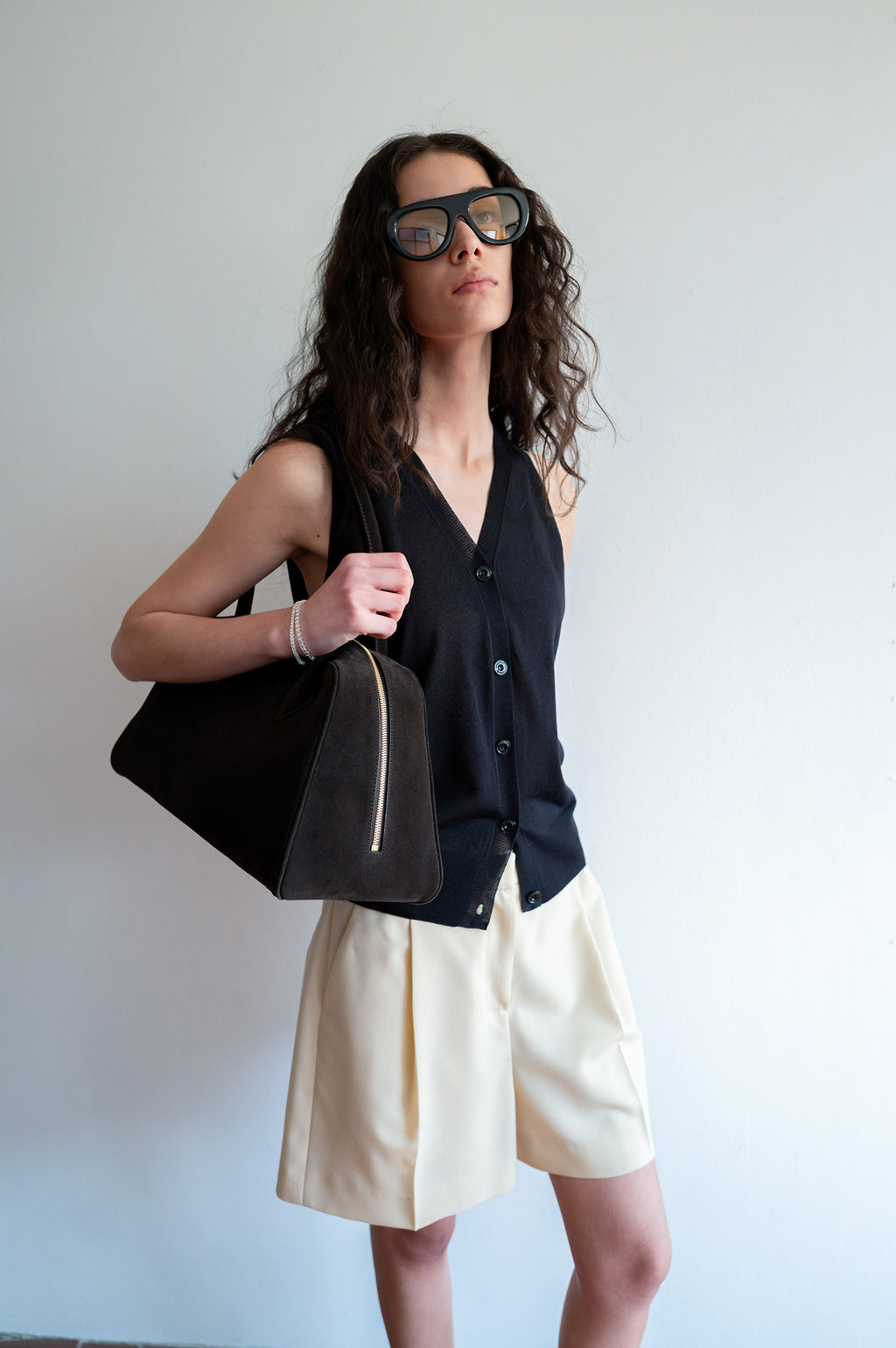 Clear Wool Shorts Butter