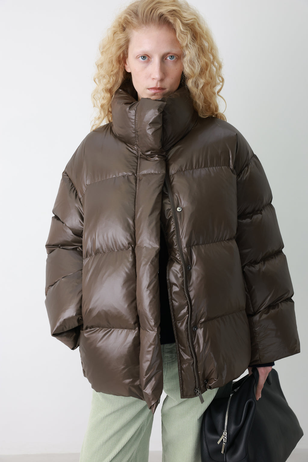 Fluffy Goose Down Brown