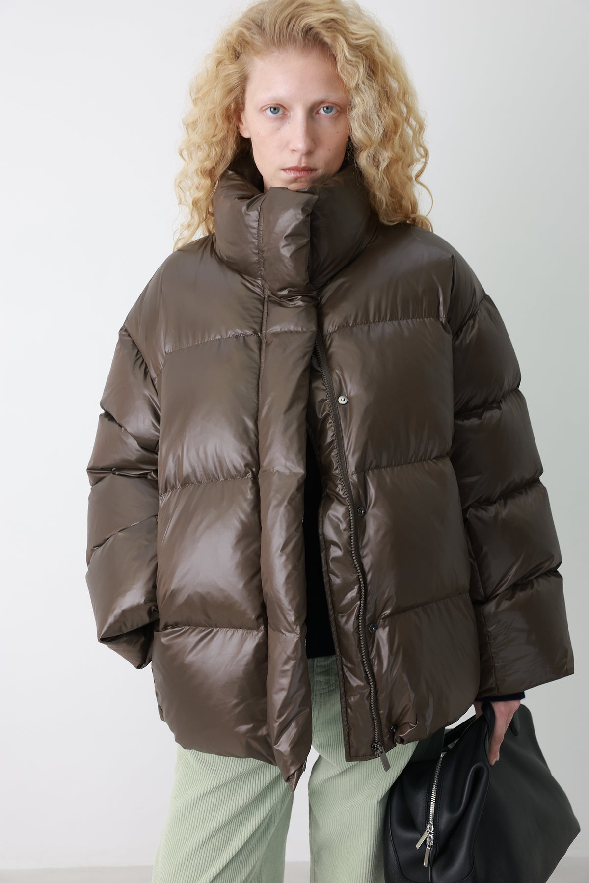 Fluffy Goose Down Brown
