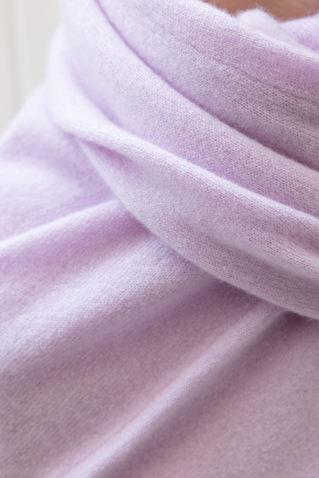 Cashmere 100 Padded Cardigan Lavender