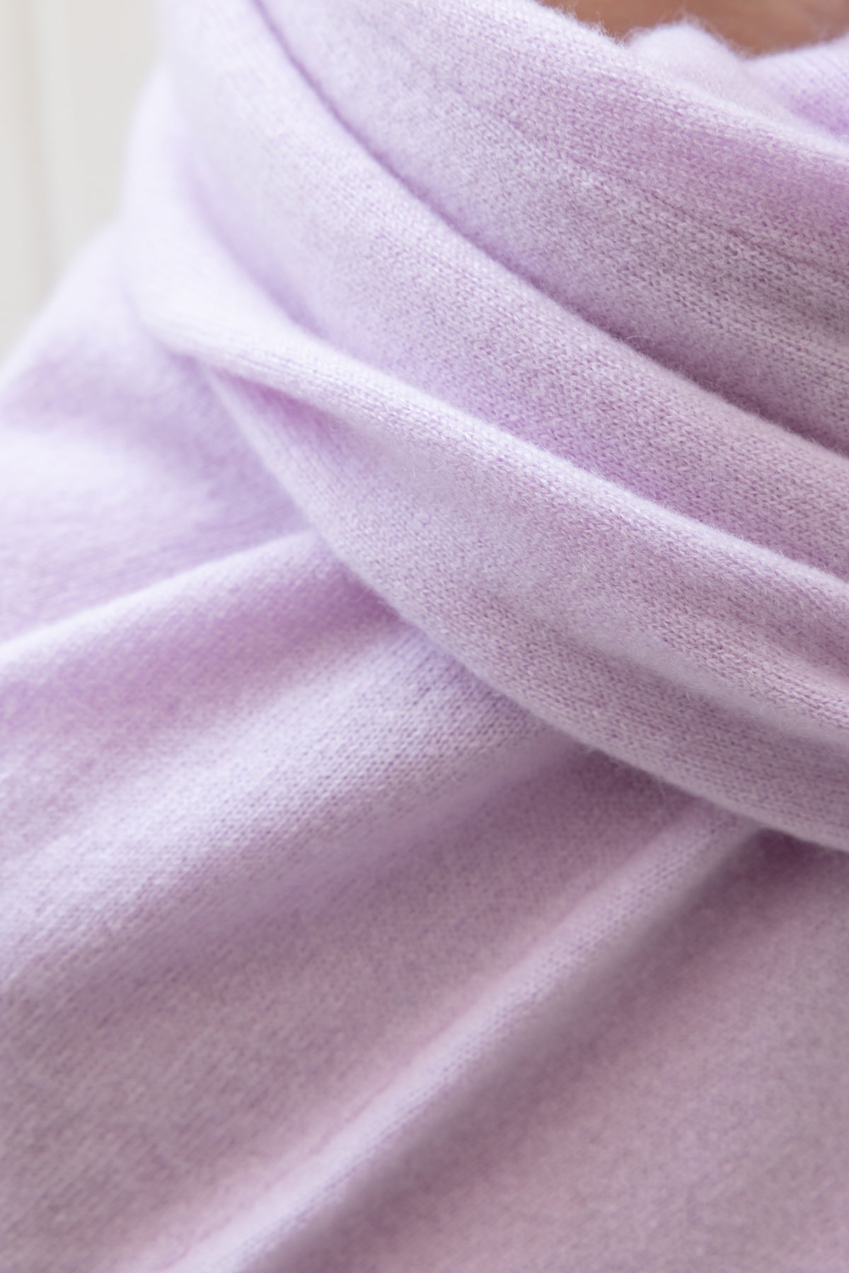 Cashmere 100 Padded Cardigan Lavender