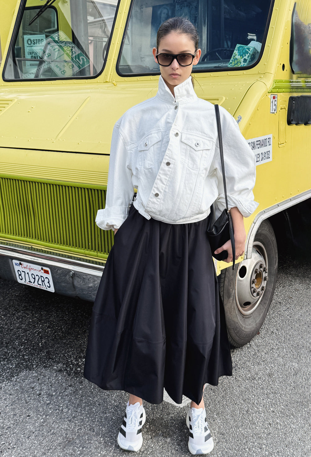 Balloon Full Skirt Black