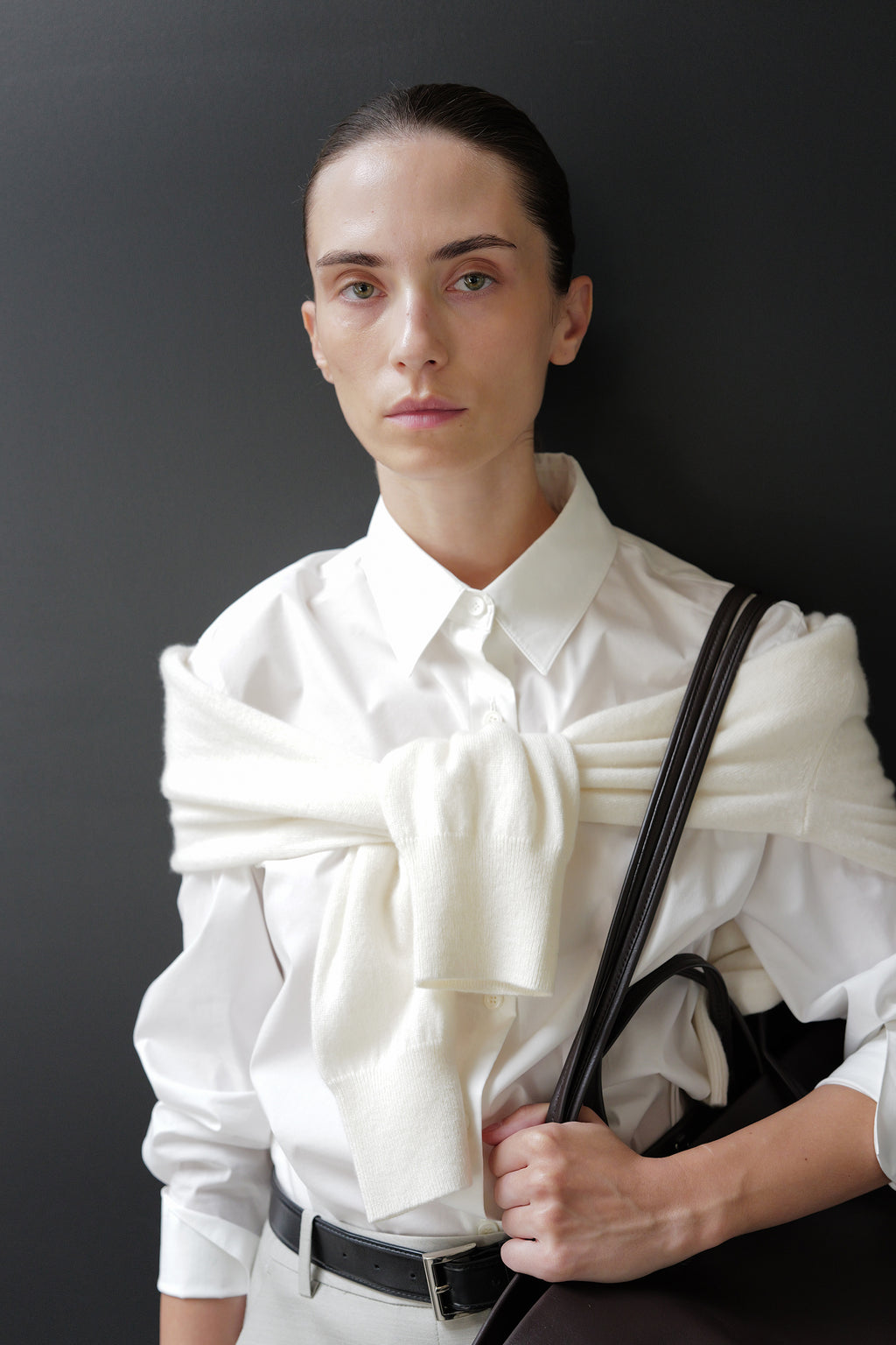 Cashmere 100% Oversized Pullover Ivory