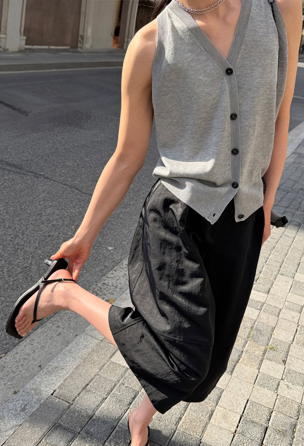 Salt Air Vest Gray