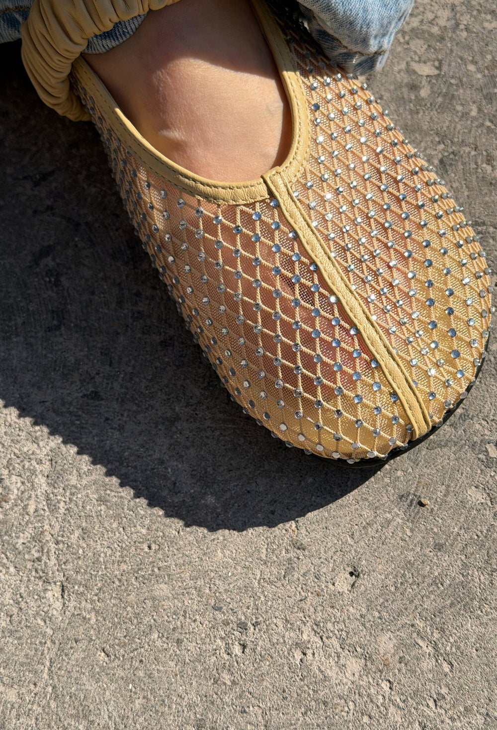 Bobby-Sox Round Shoes Beige