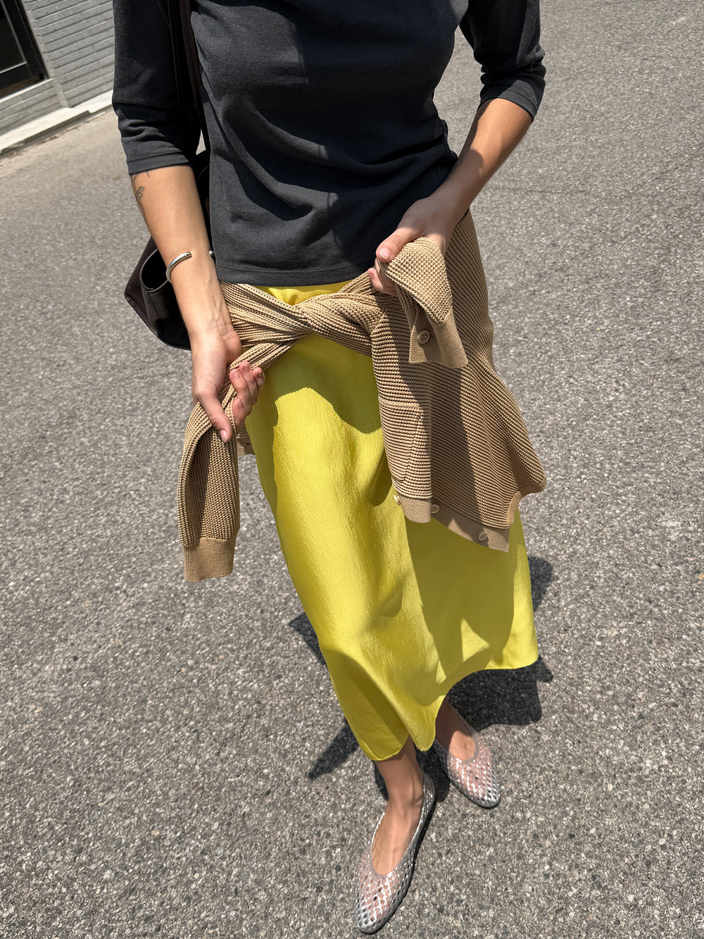 Pigment Dyed T-shirt Charcoal