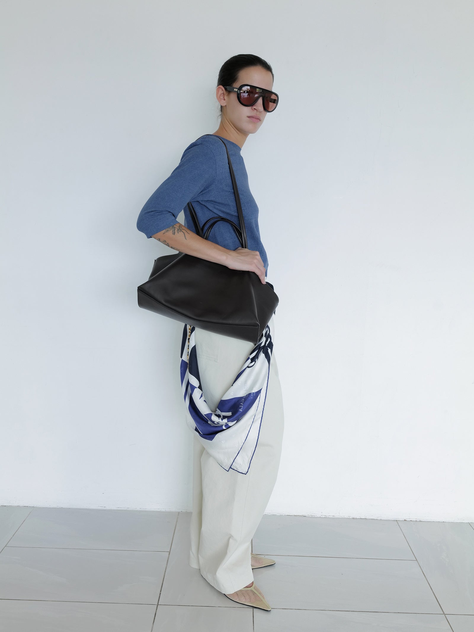 Pigment Dyed T-shirt Blue