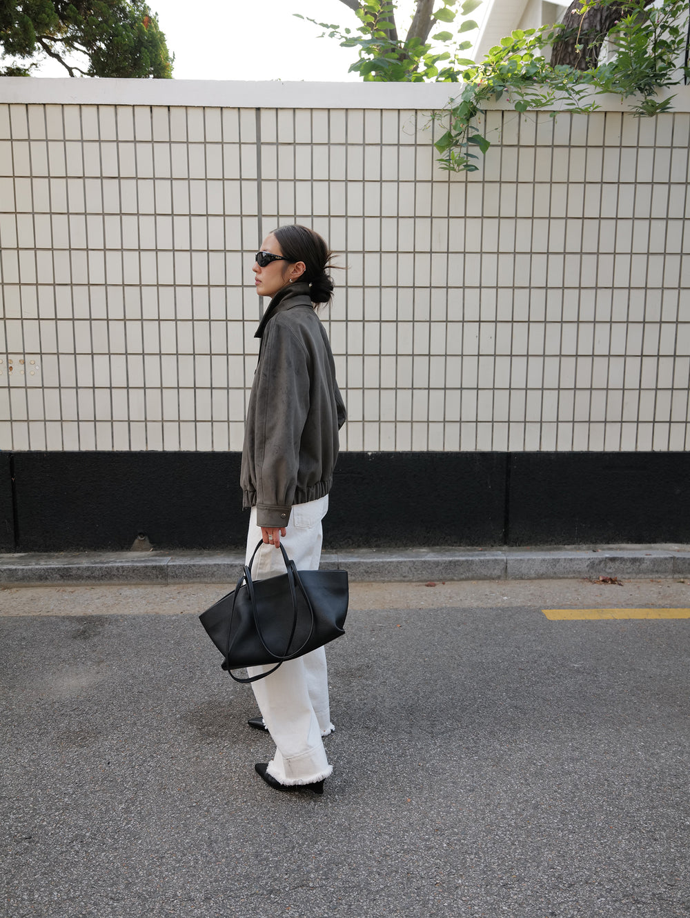 915 프린지 데님 화이트