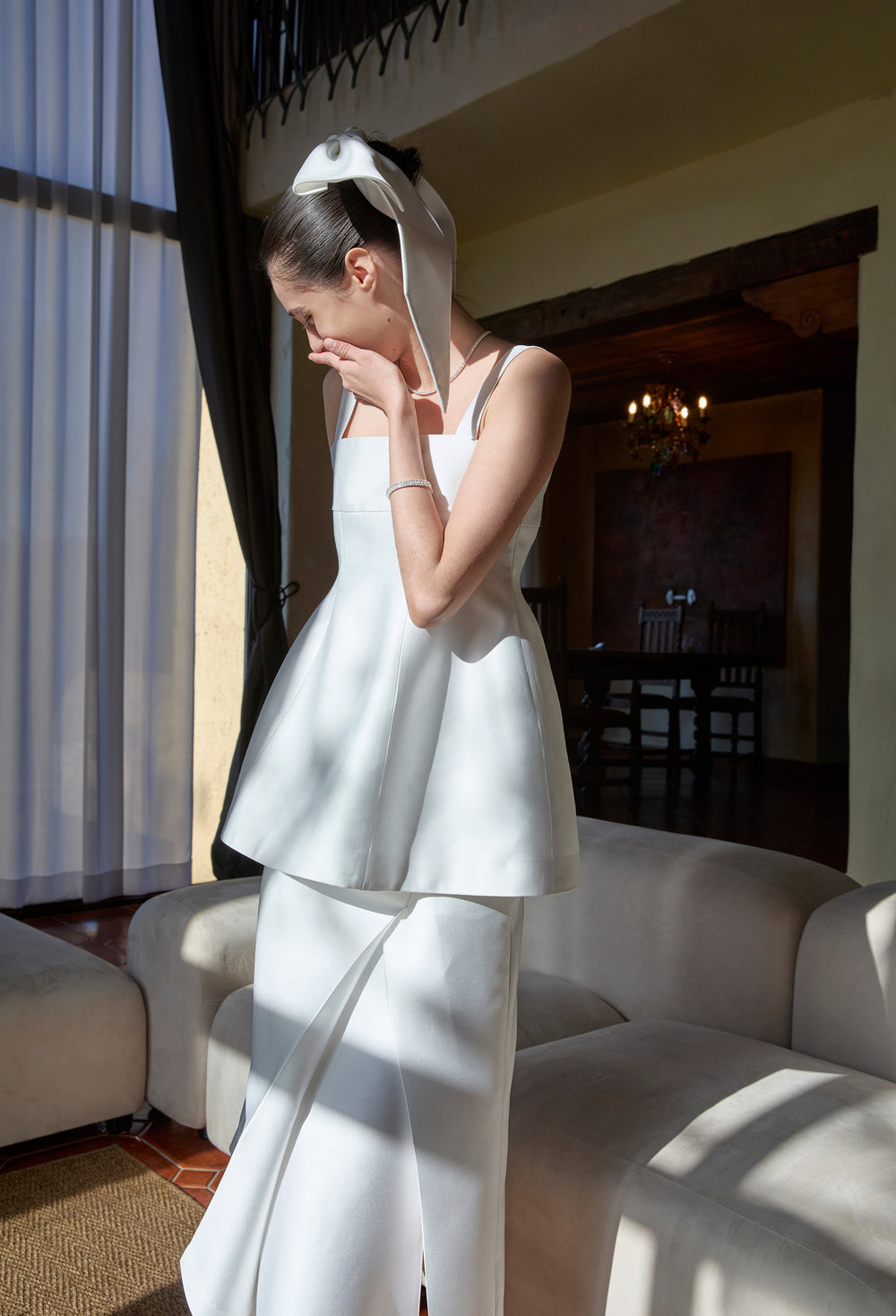 Ceremony Maxi Skirt Ivory