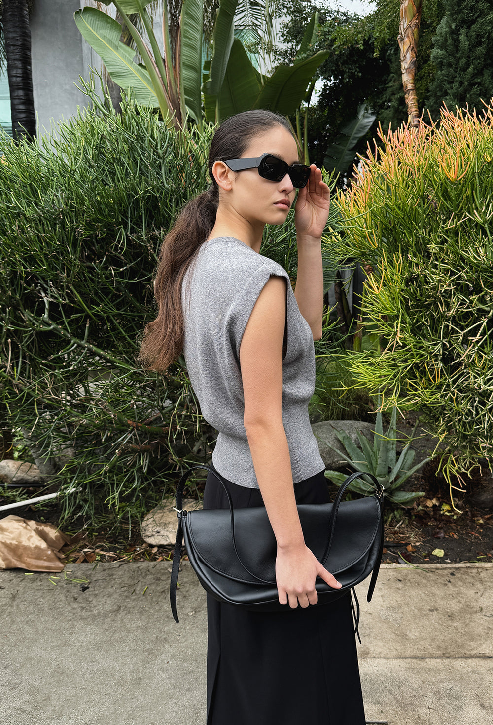Spring Wool Vest Gray
