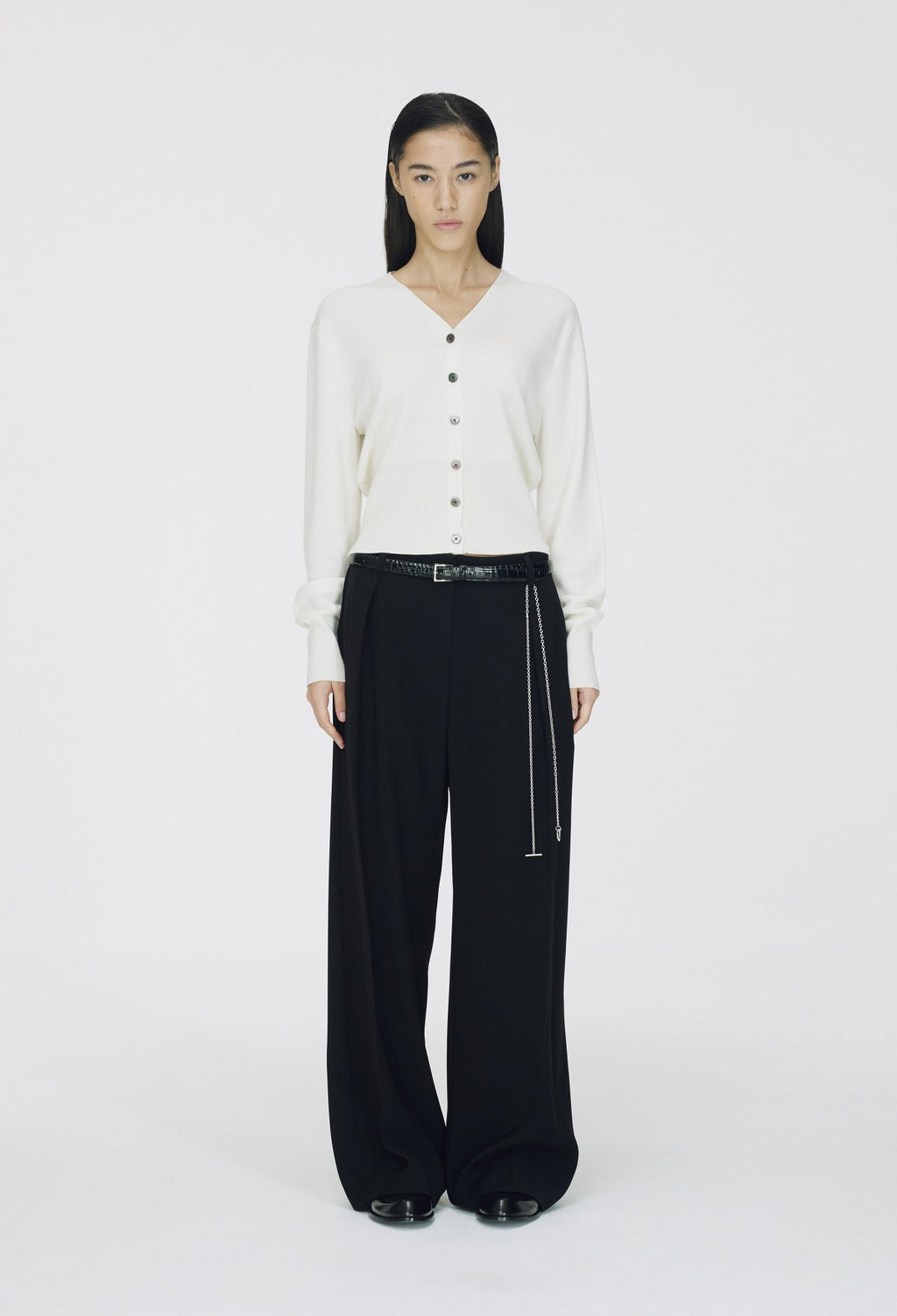 Spring Wool Cardigan Ivory