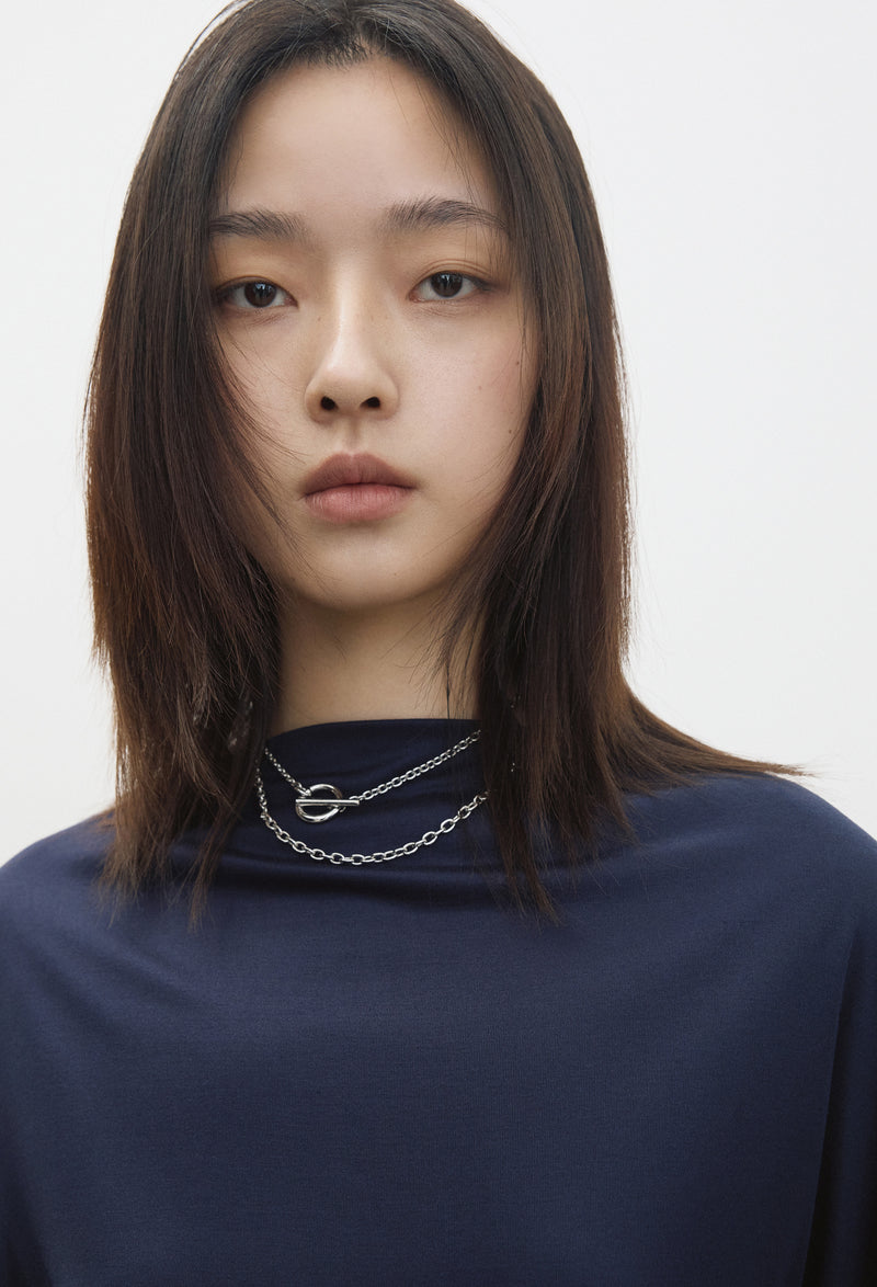 실켓 텐션 탑 네이비