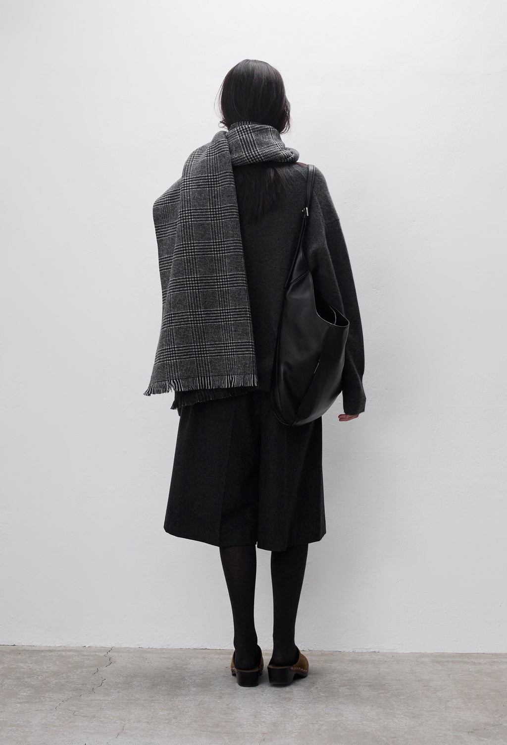 Classic Check Muffler Gray