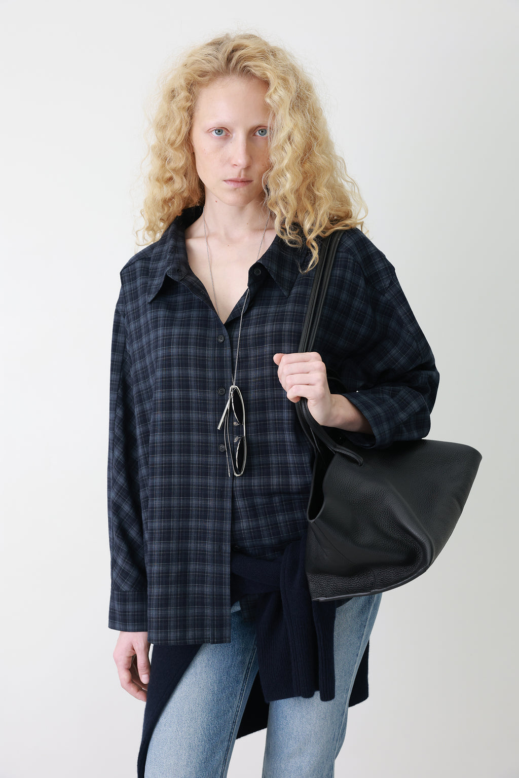 Country Check Shirt Navy