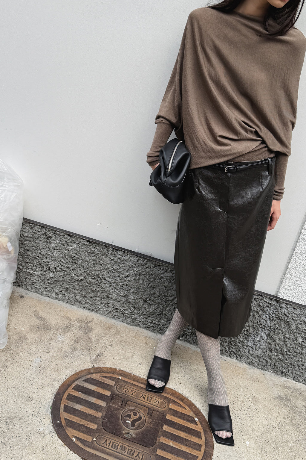Washable 100% Wool Pullover Taupe