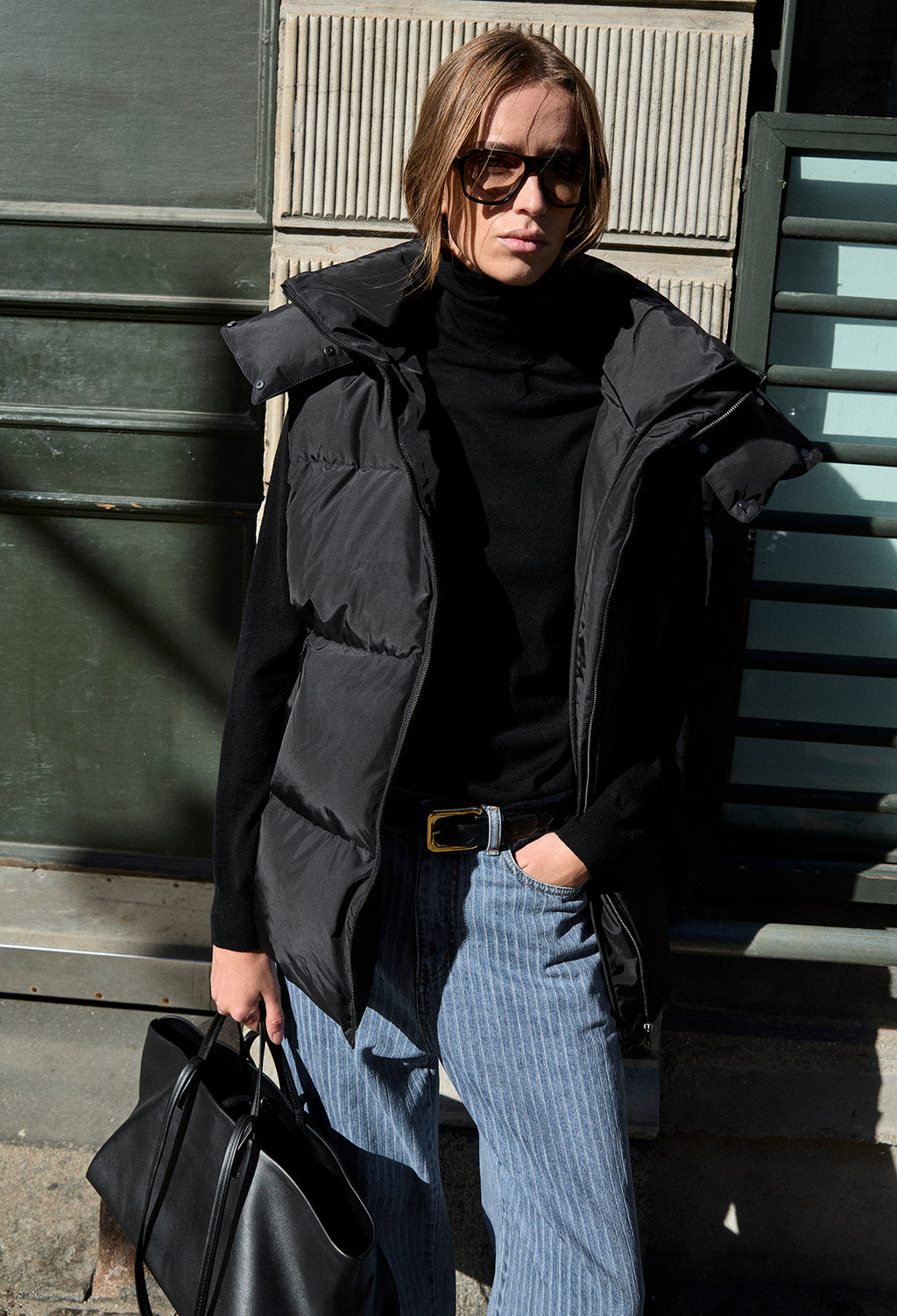 Hug Goose Down Vest Black