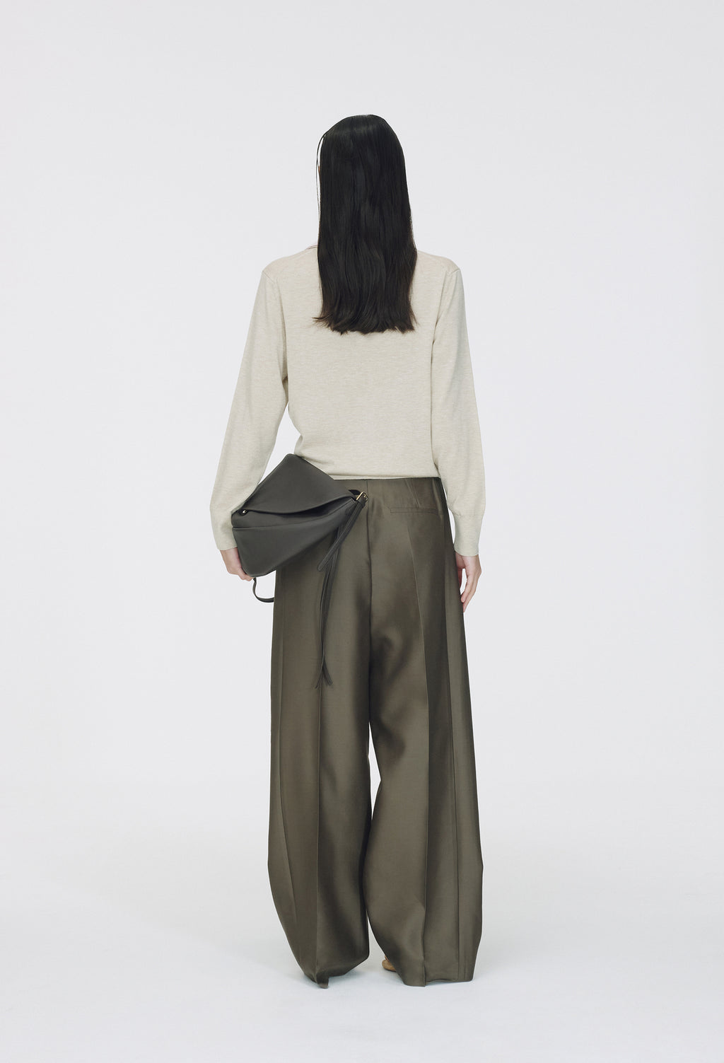 Spring Wool Pique Knit Beige