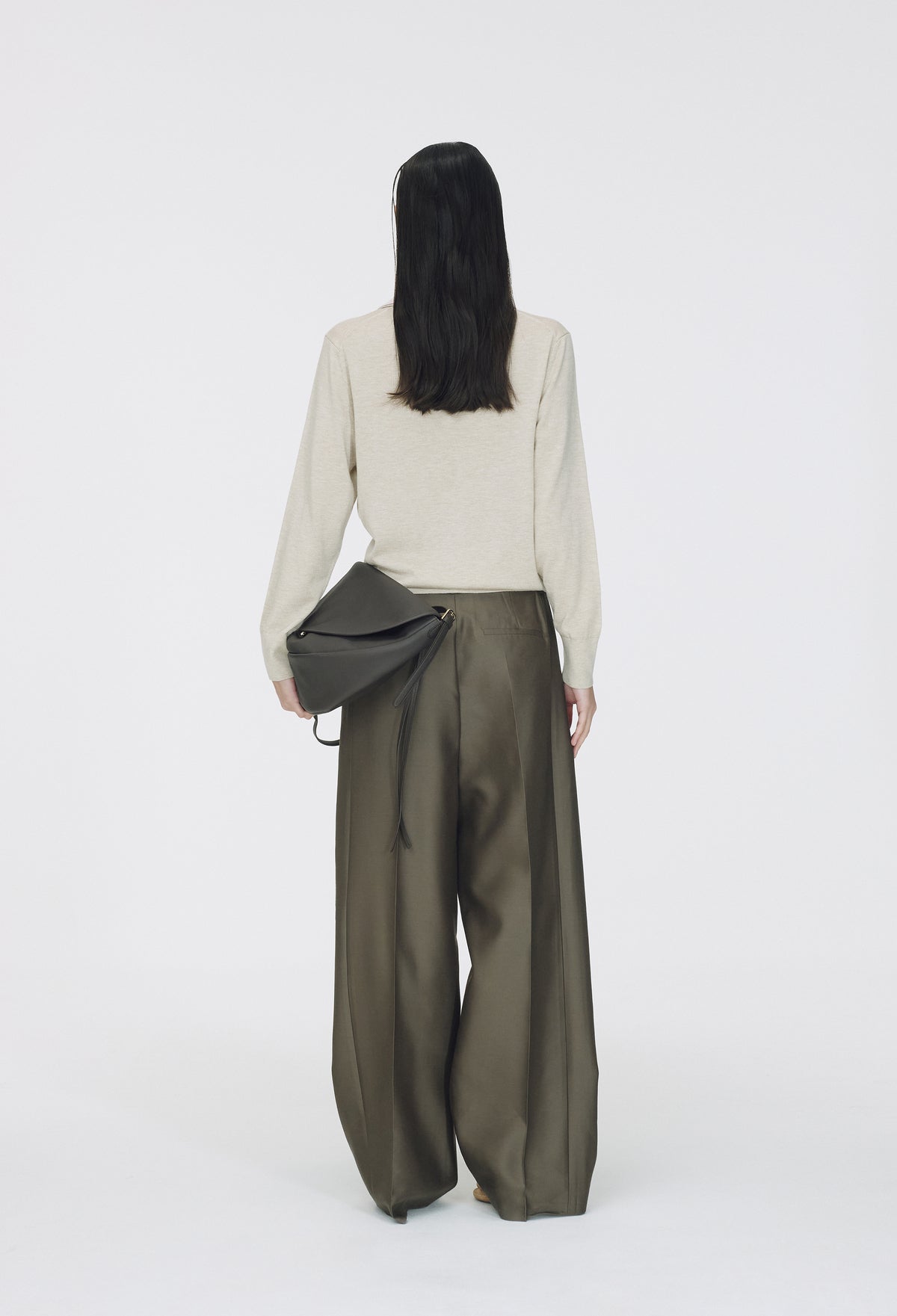 Spring Wool Pique Knit Beige