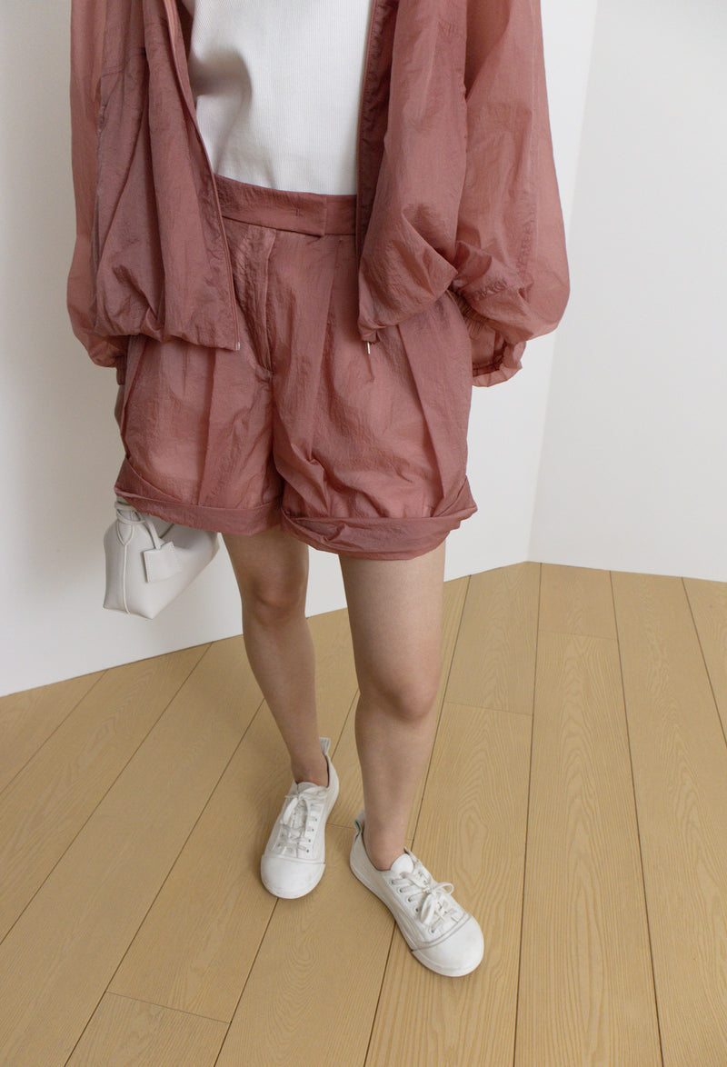에어리 나일론 쇼츠 핑크